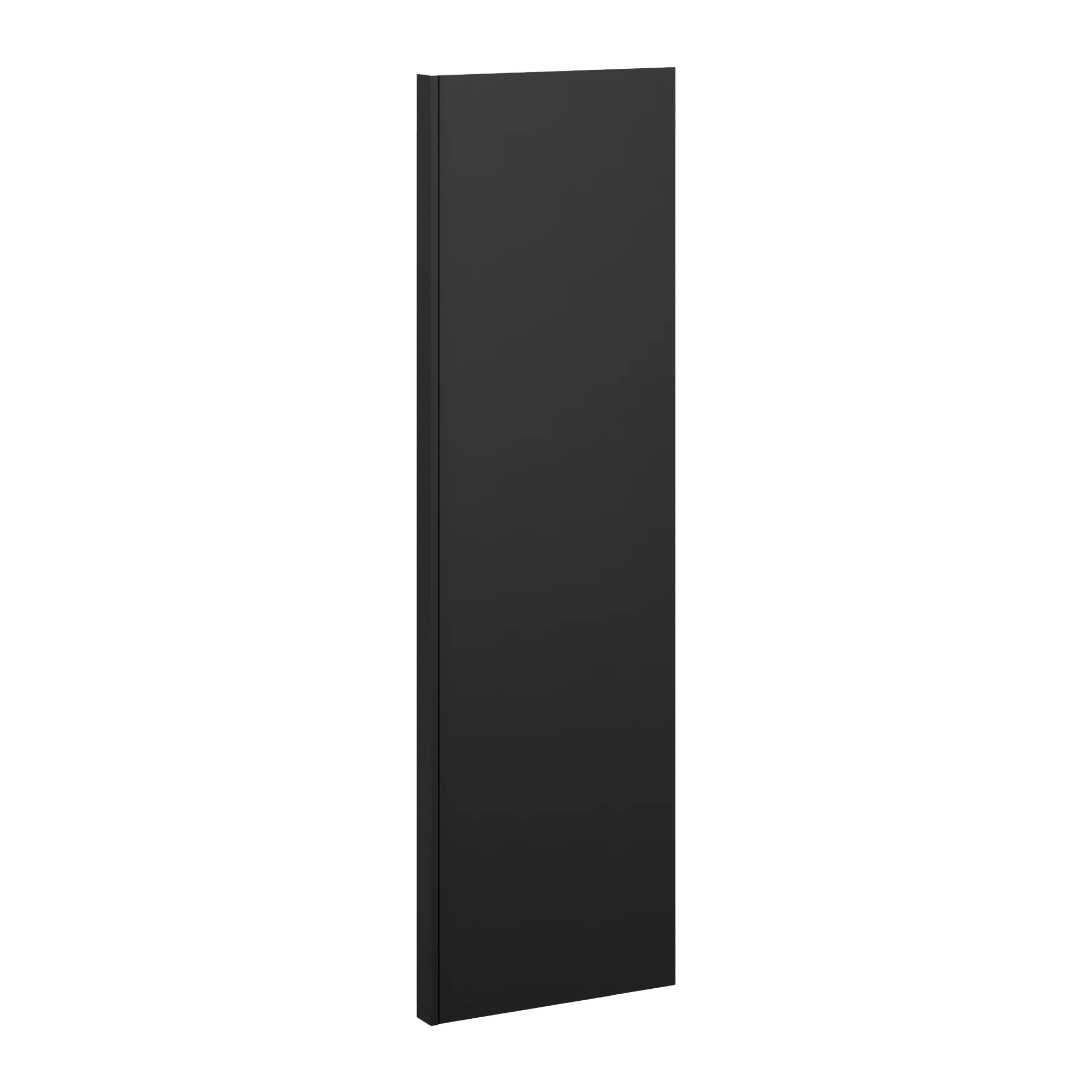 J&K Charcoal E2 Refrigerator Panel w/Return Filler 3" W x 90" H x 27" D