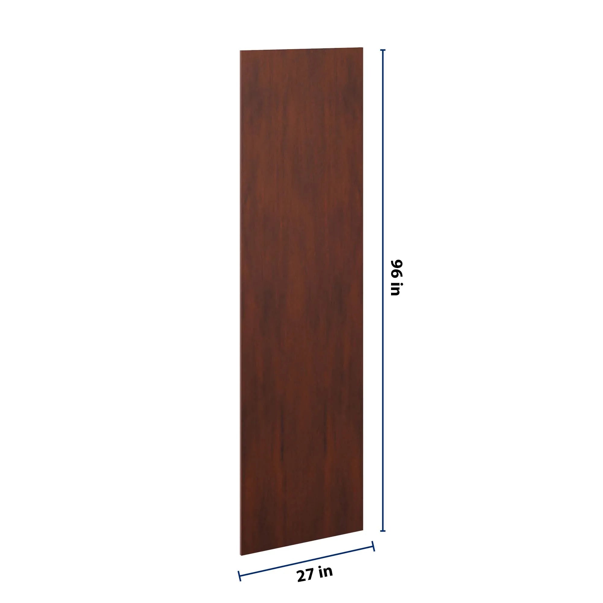J&K Mahogany J5 Refrigerator Panel 3/4" W x 96" H x 27" D