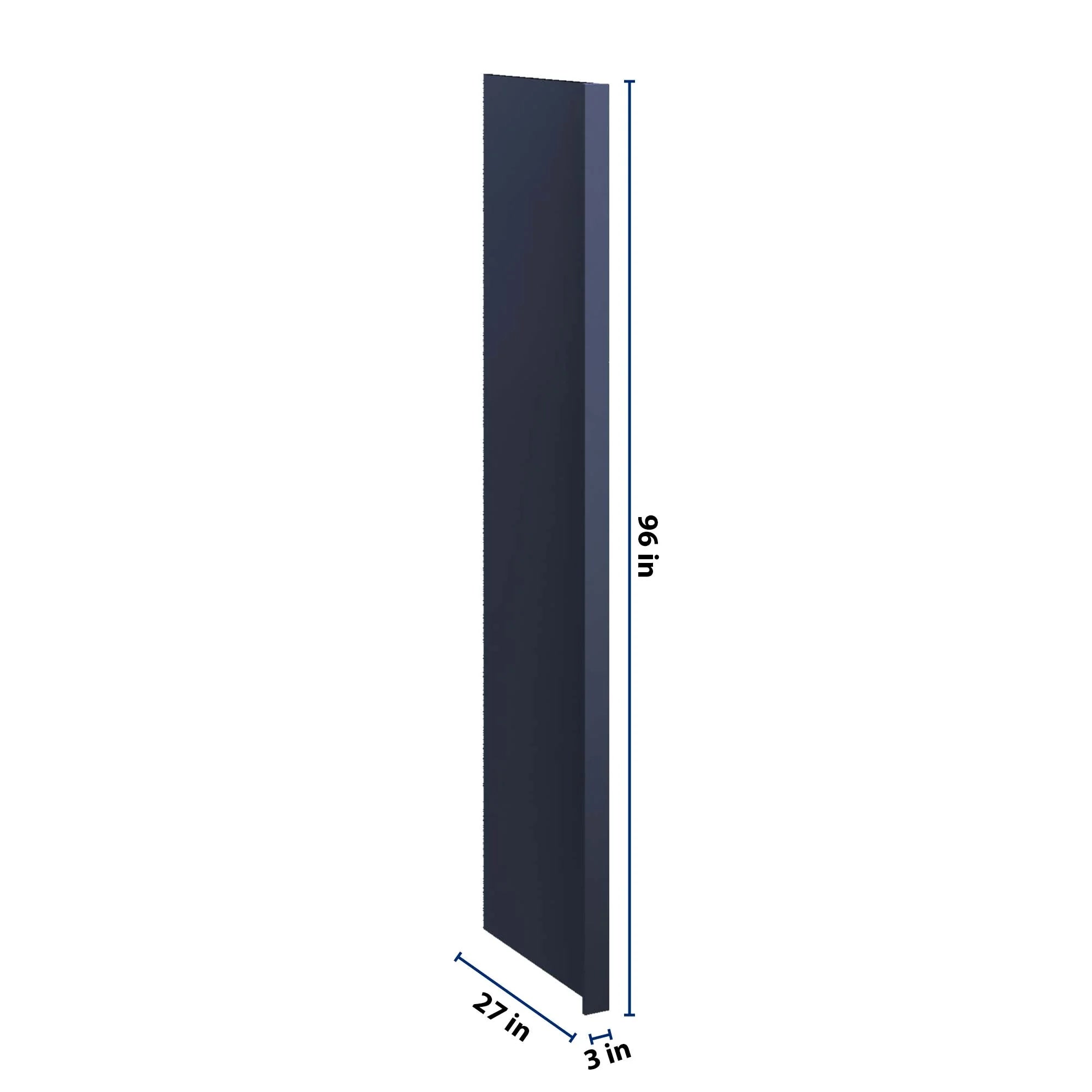 J&K Naval B7 Refrigerator Panel w/Return Filler 3" W x 96" H x 27" D