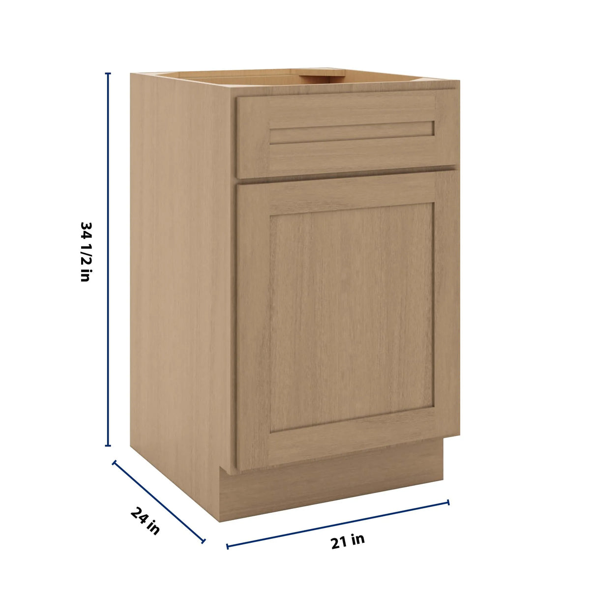 CNC Luxor 5-Piece Harvest 21" W 1 Drawer Front 1 Door Sink Base