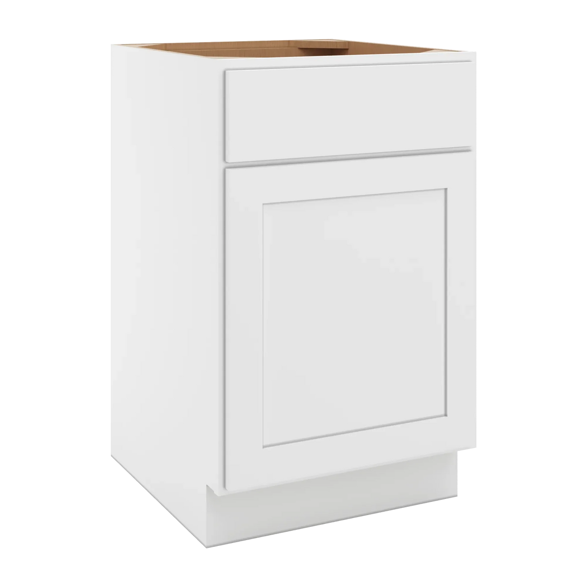 cnc luxor white 21 w 1 drawer front 1 door sink base