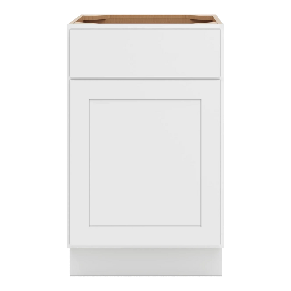 cnc luxor white 21 w 1 drawer front 1 door sink base