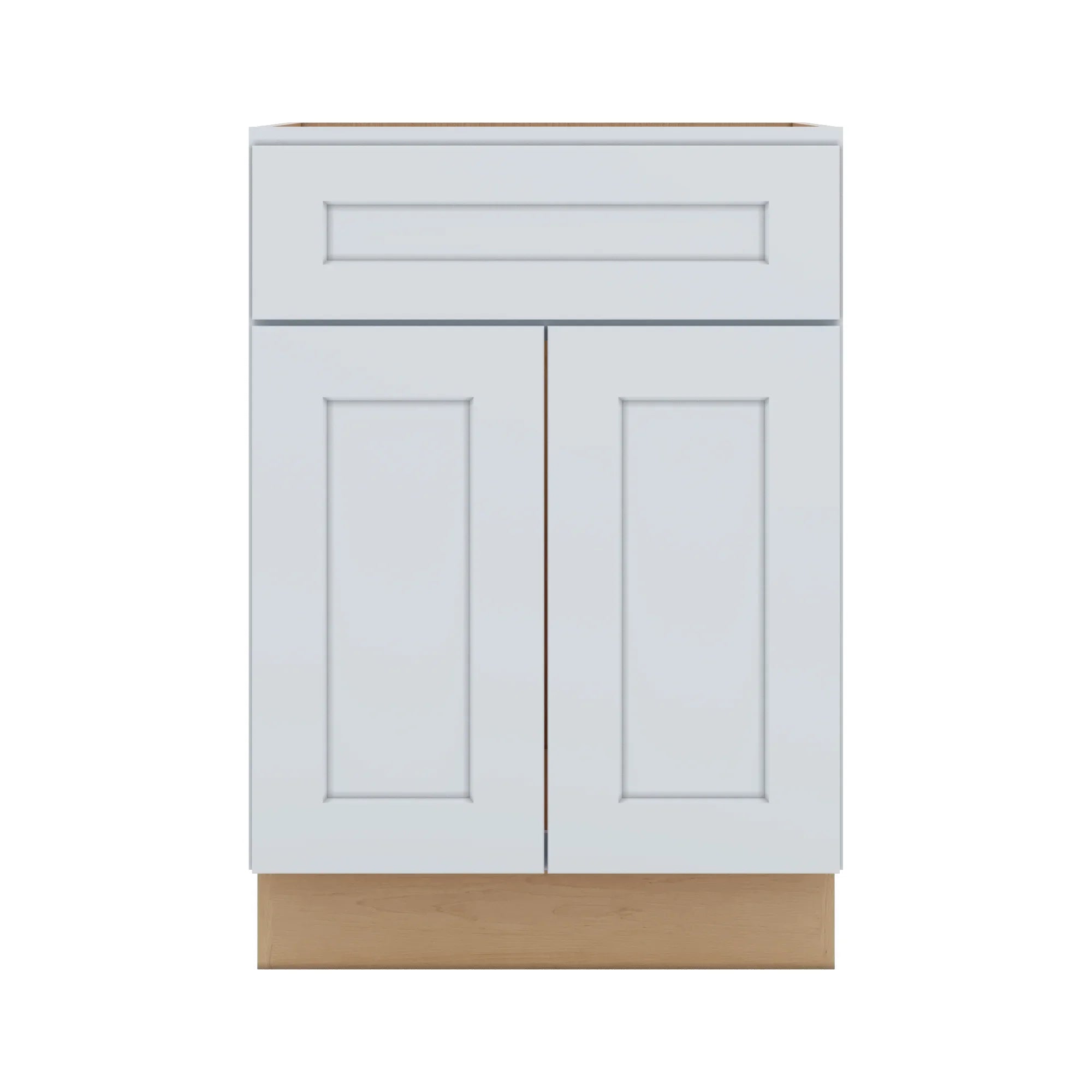 J&K White Shaker S8 Sink Base   24" W