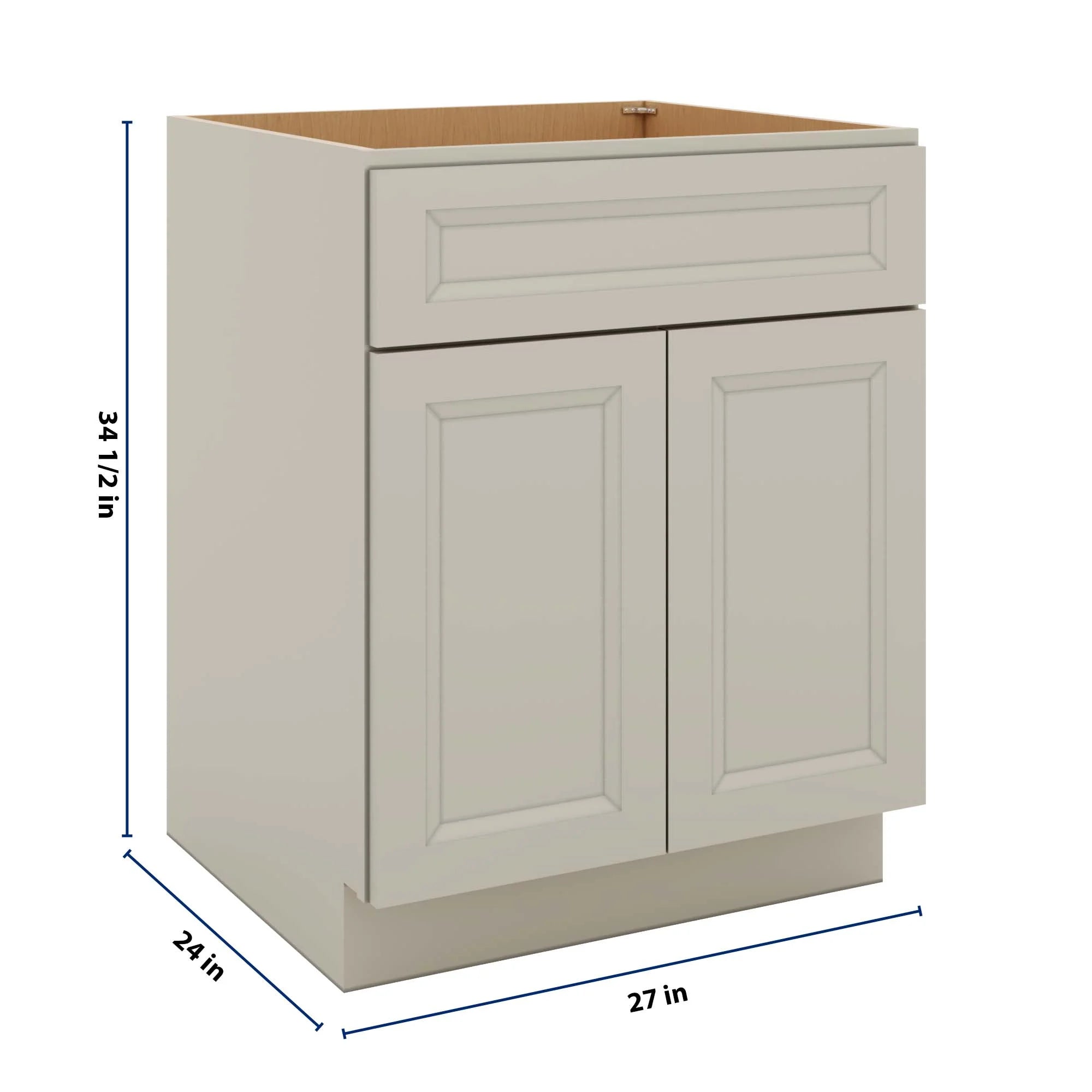 J&K Pebble B6 Sink Base - 27" W