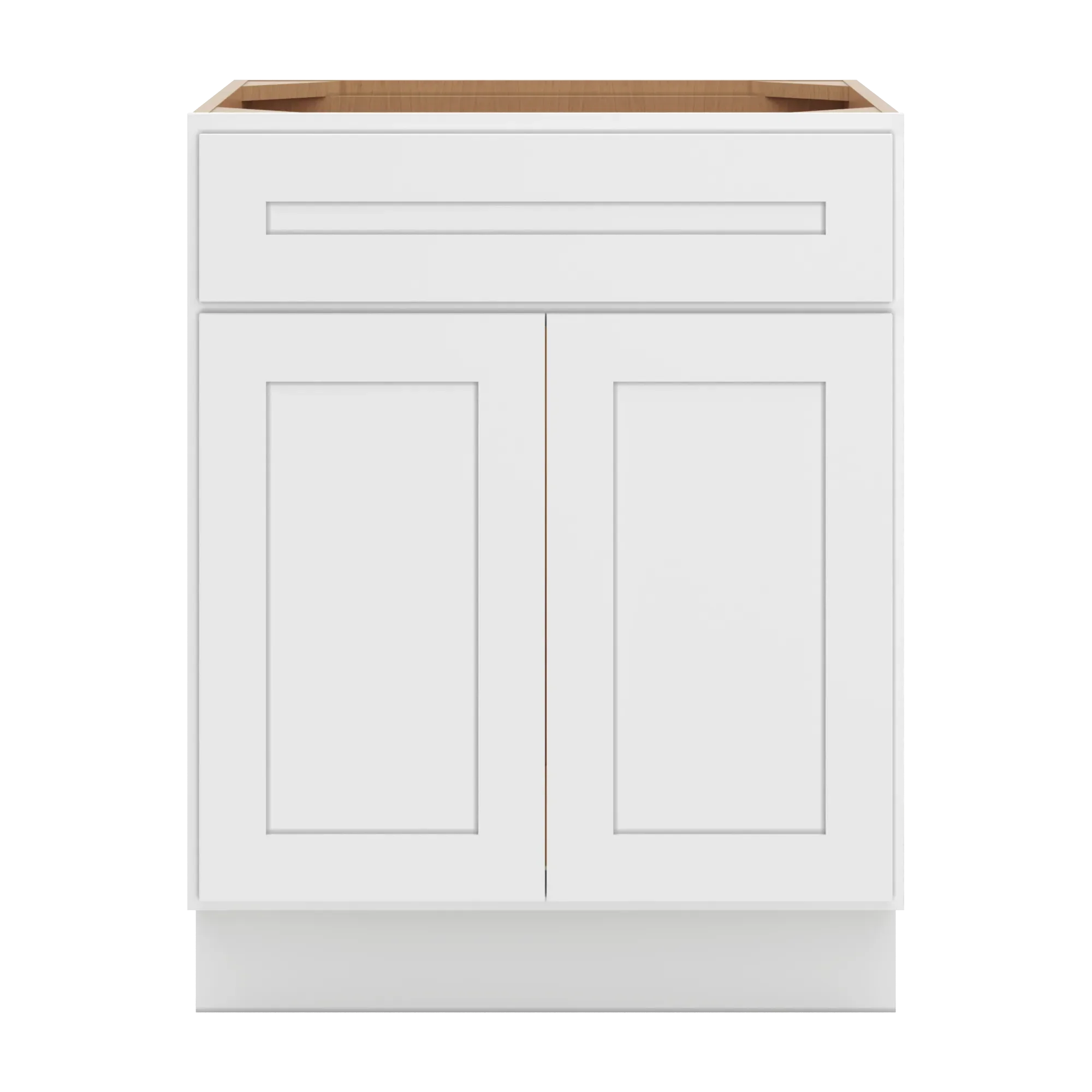 cnc luxor 5 piece white 27 w 1 drawer front double door sink base cabinet