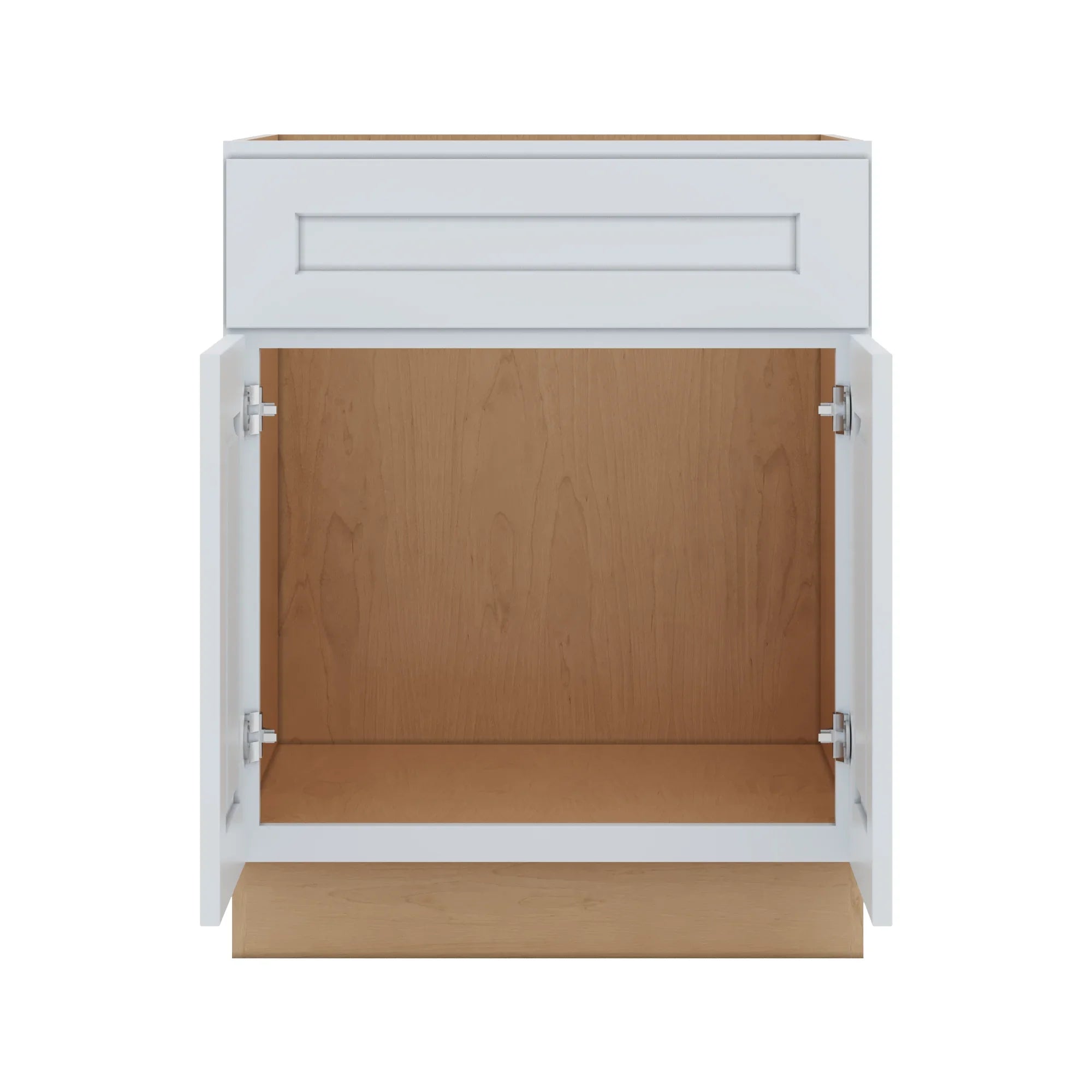 J&K White Shaker S8 Sink Base   27" W