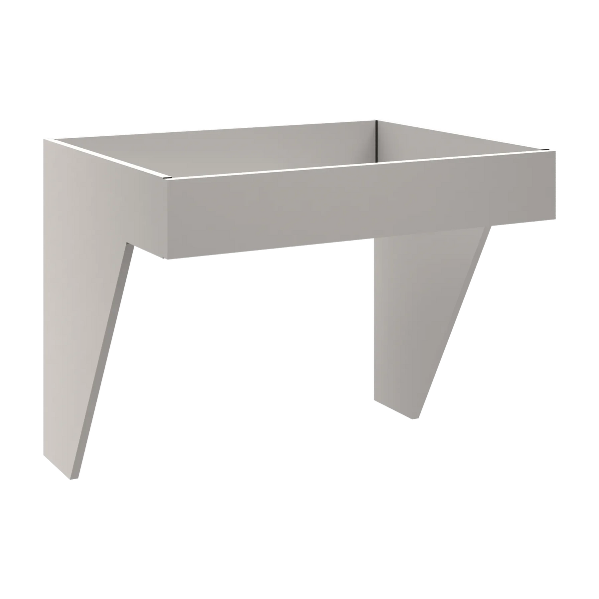 cnc luxor misty grey 30 w removable sink insert