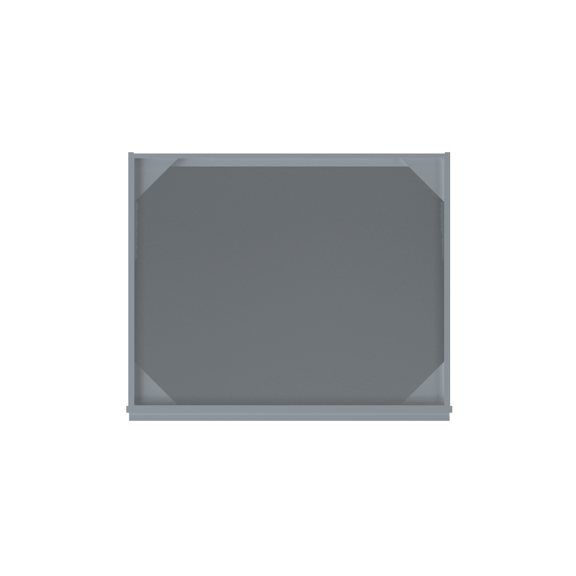 Sink Base Kitchen Cabinet SB30 Colonial Gray LessCare 30 in. width 34.5 in. height 24 in. depth