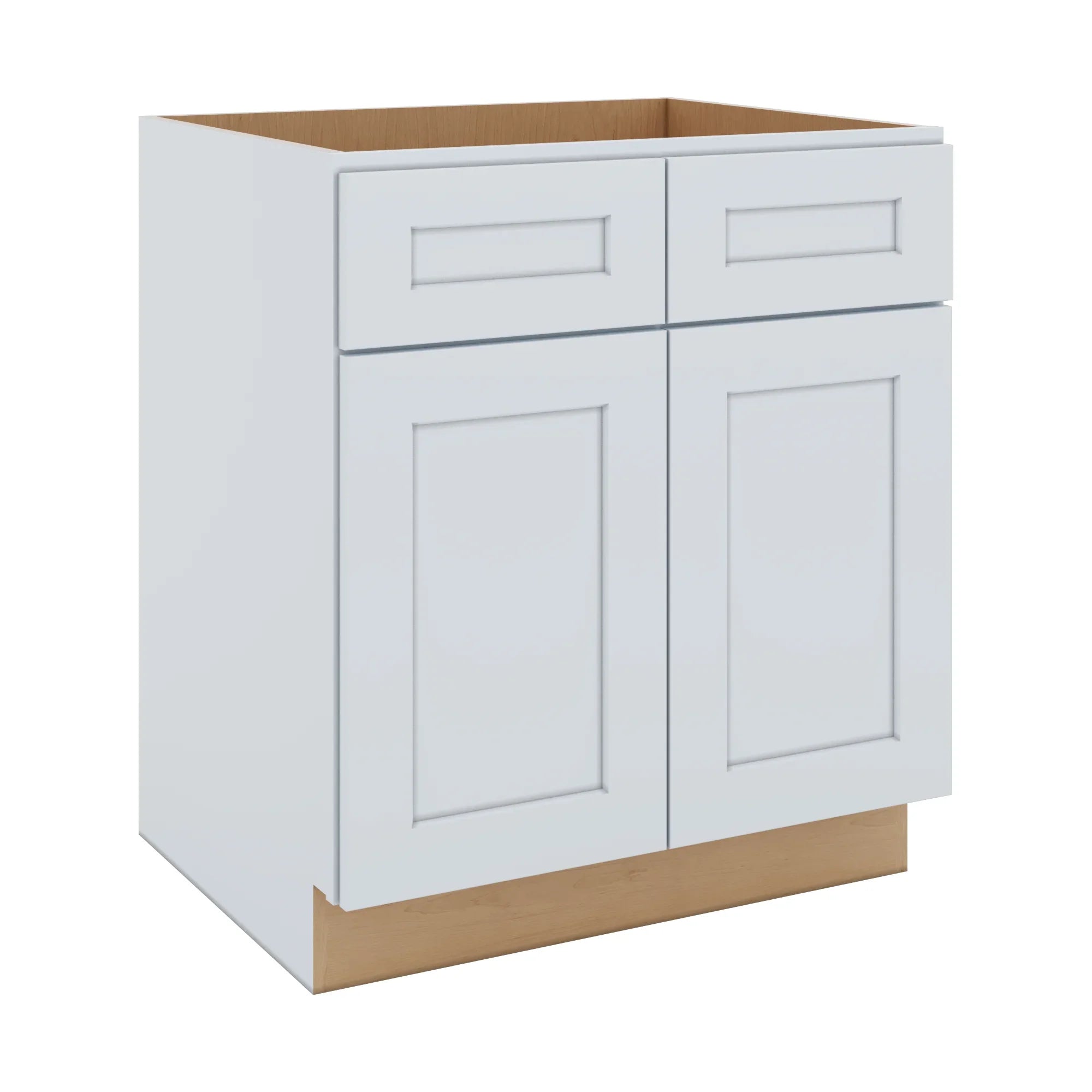 J&K White Shaker S8 Sink Base -30" W