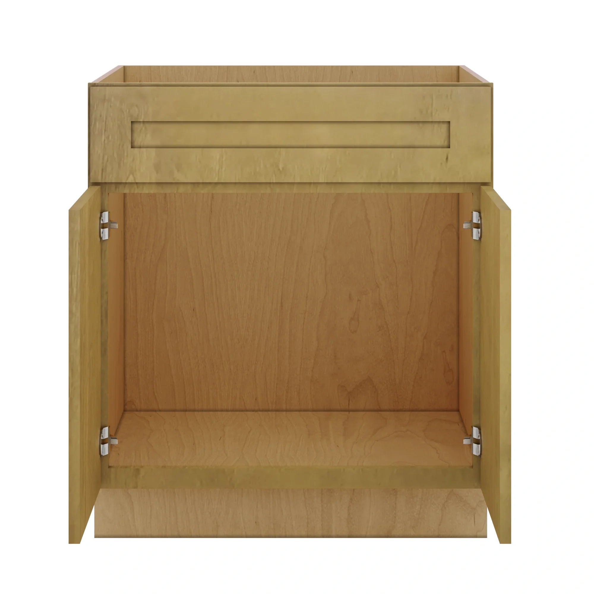 Modernform Cabinet Natural Shaker 30" W X 34 1/2" H X 24" D Double Door Sink Base Cabinet