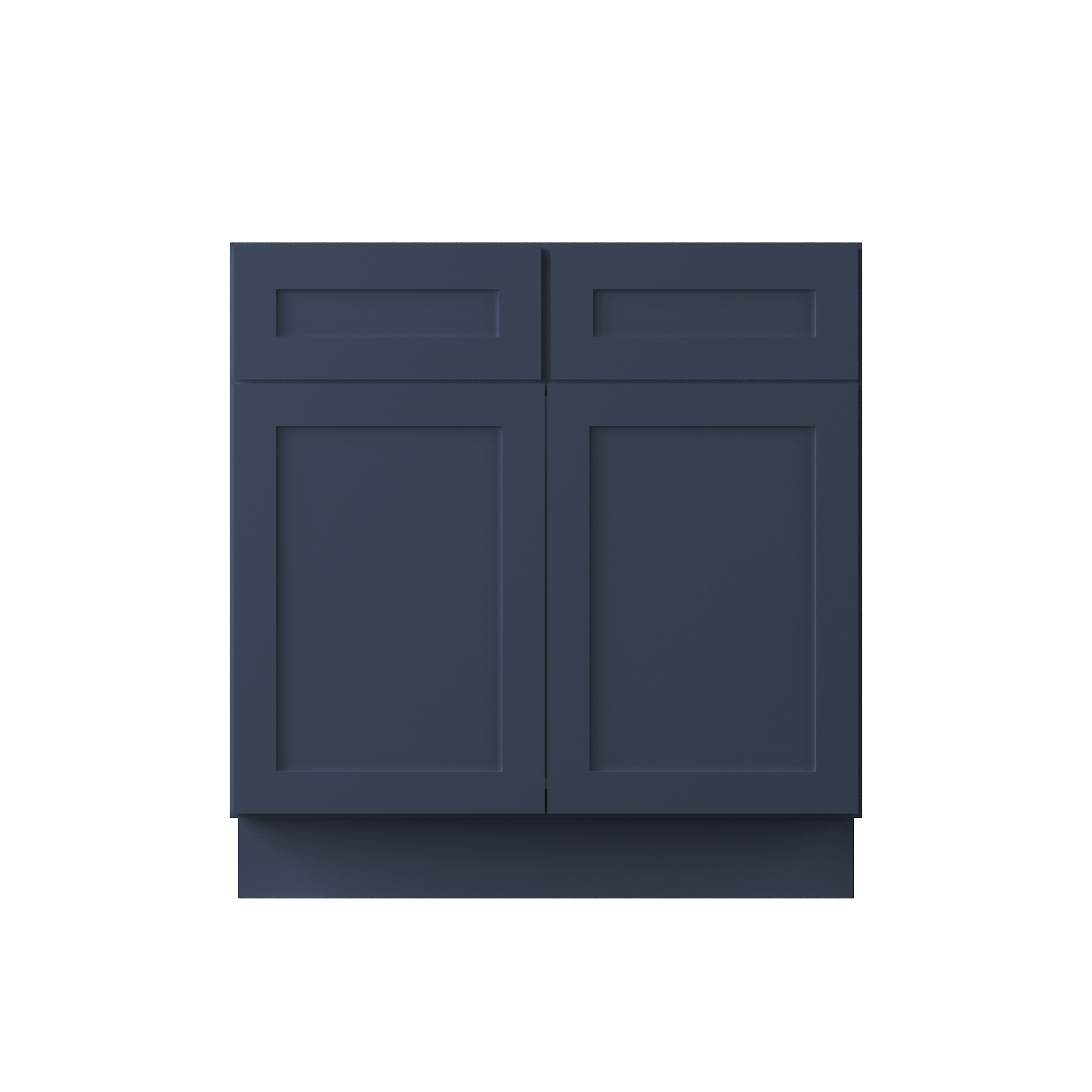 Sink Base Kitchen Cabinet SB33 Danbury Blue LessCare 33 in. width 34.5 in. height 24 in. depth