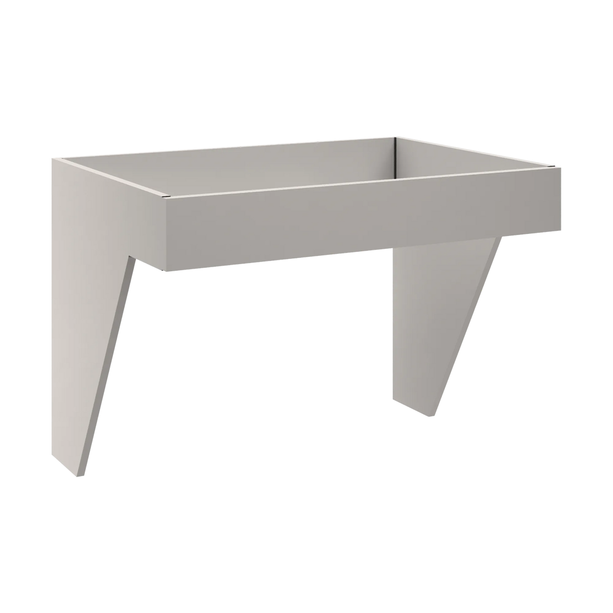 CNC Luxor 5-Piece Misty Grey 33" W Removable Sink Insert