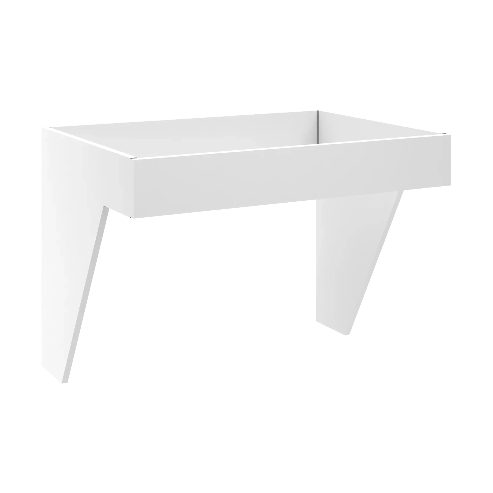 cnc luxor 5 piece white 33 w removable sink insert