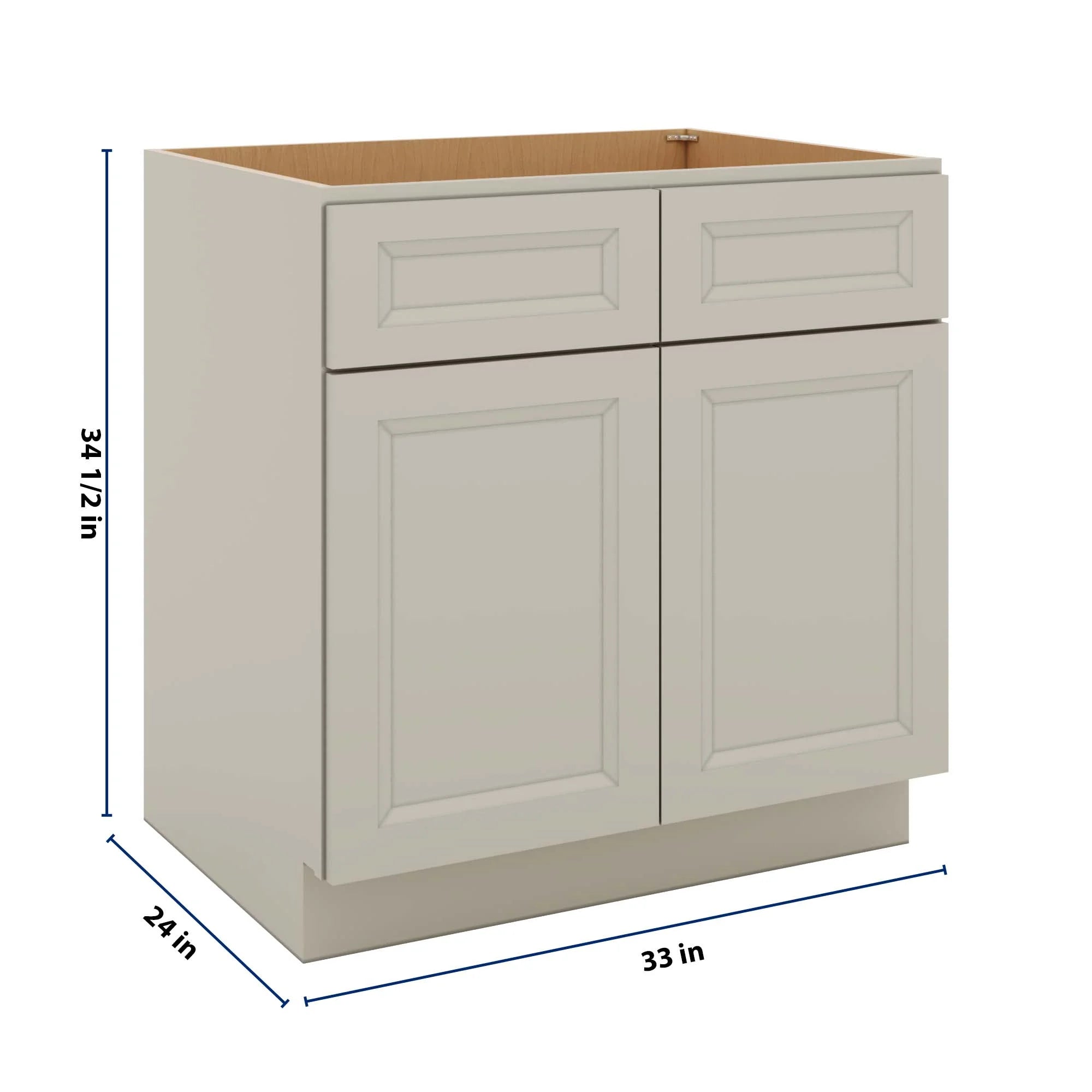 J&K Pebble B6 Sink Base - 33" W