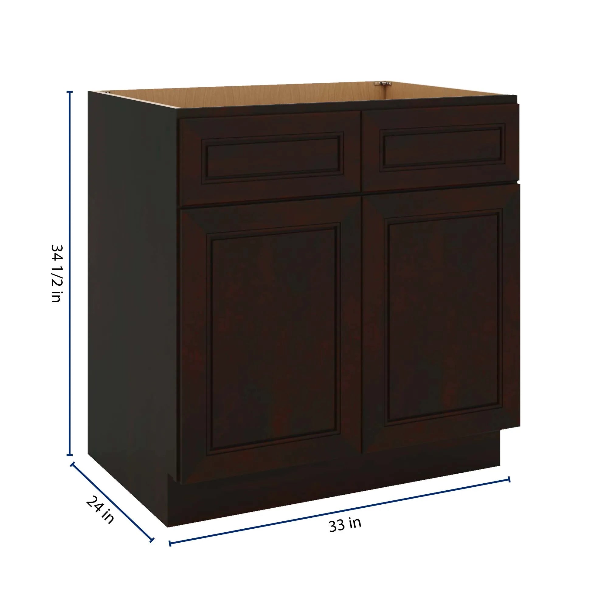 J&K Espresso K8 Sink Base - 33" W