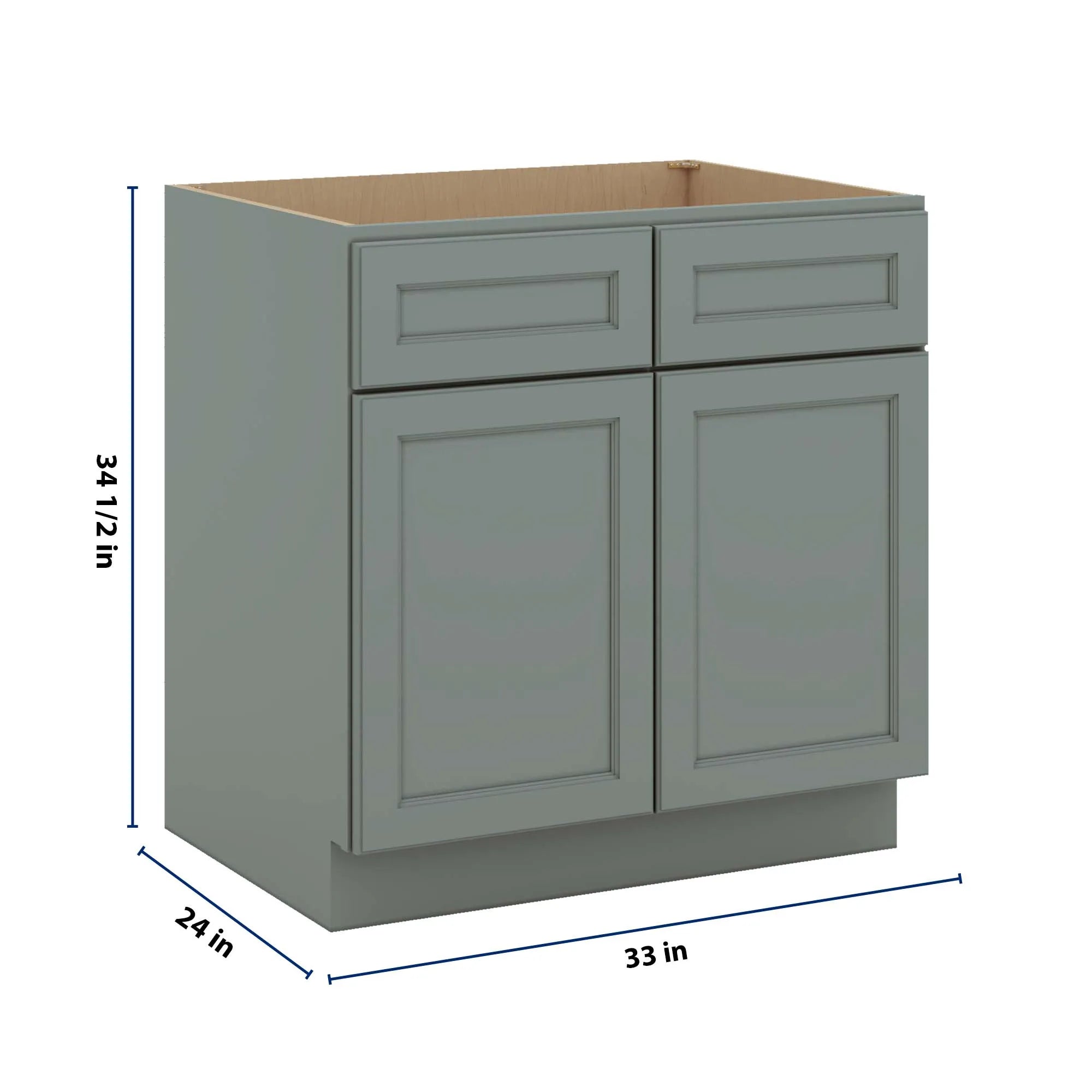 J&K Sage E3 Sink Base - 33" W