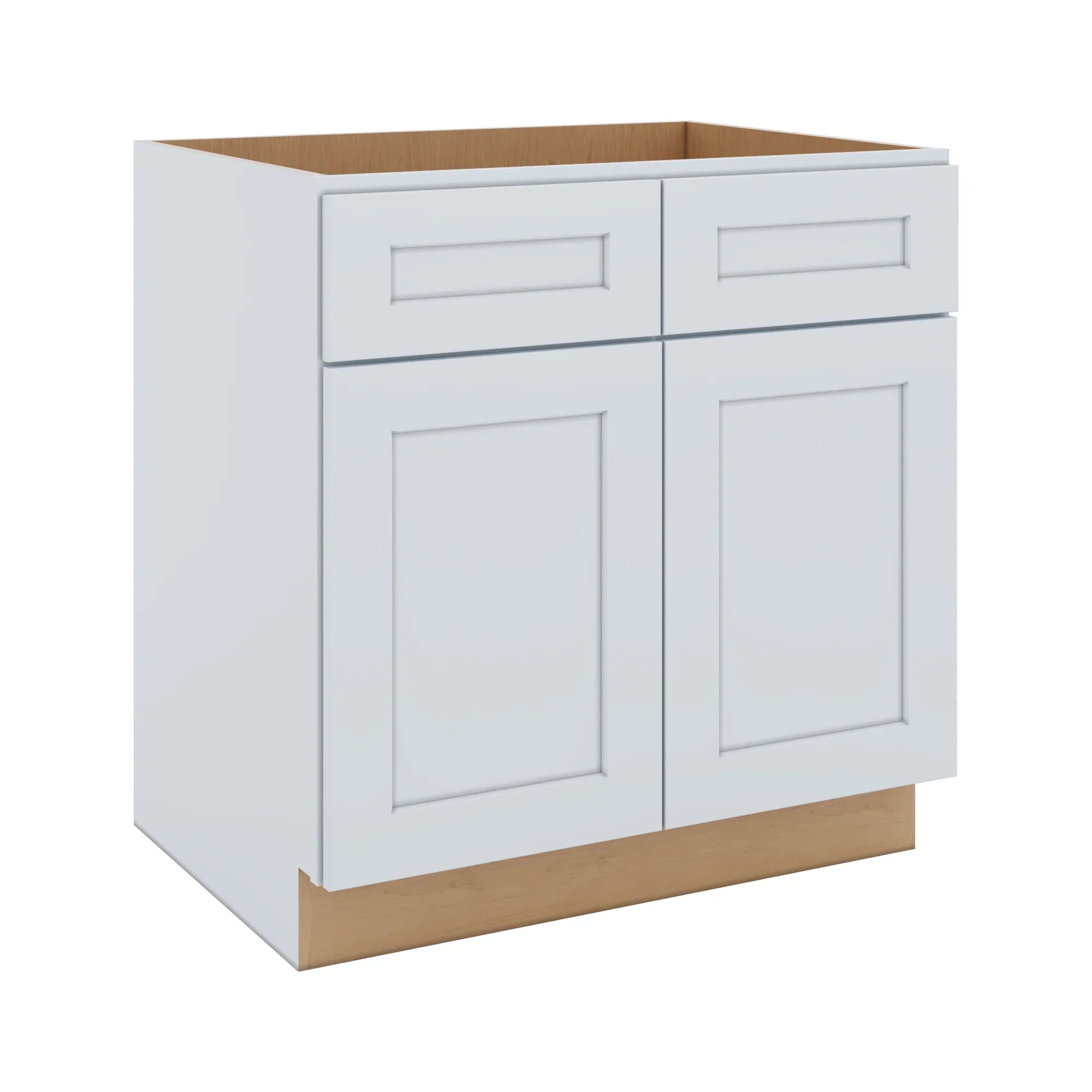 J&K White Shaker S8 Sink Base - 33" W