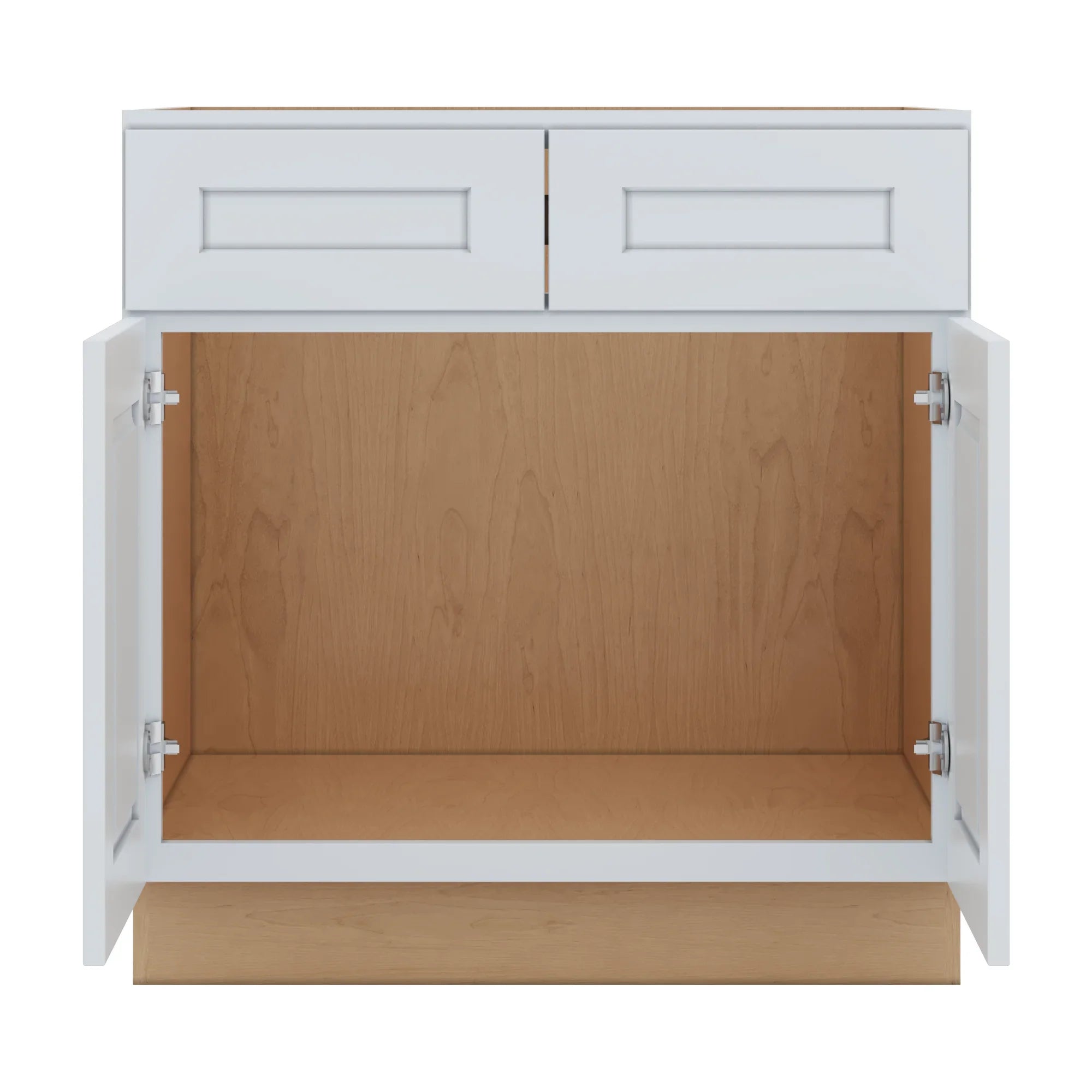 J&K White Shaker S8 Sink Base   33" W