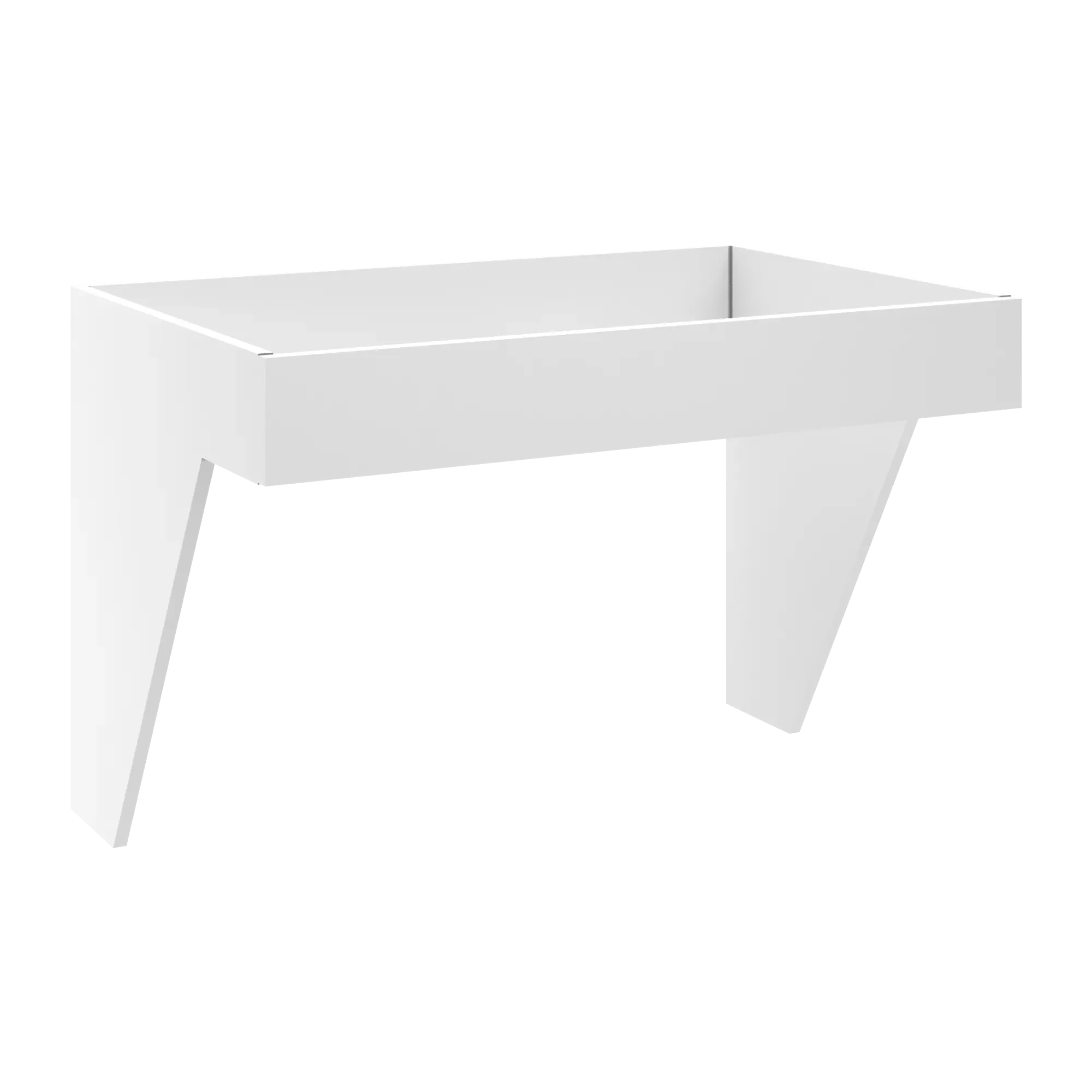 cnc luxor 5 piece white 36 w removable sink insert