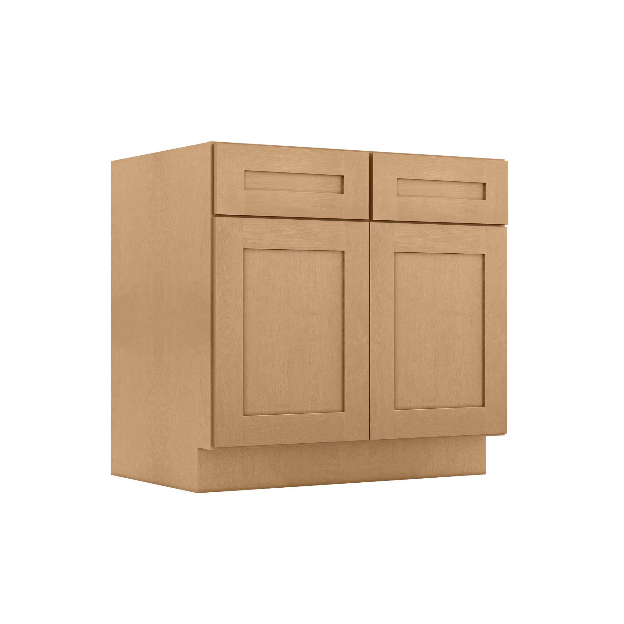 Sink Base Kitchen Cabinet SB36 Shaker Toffee LessCare 36 in. width 34.5 in. height 24 in. depth