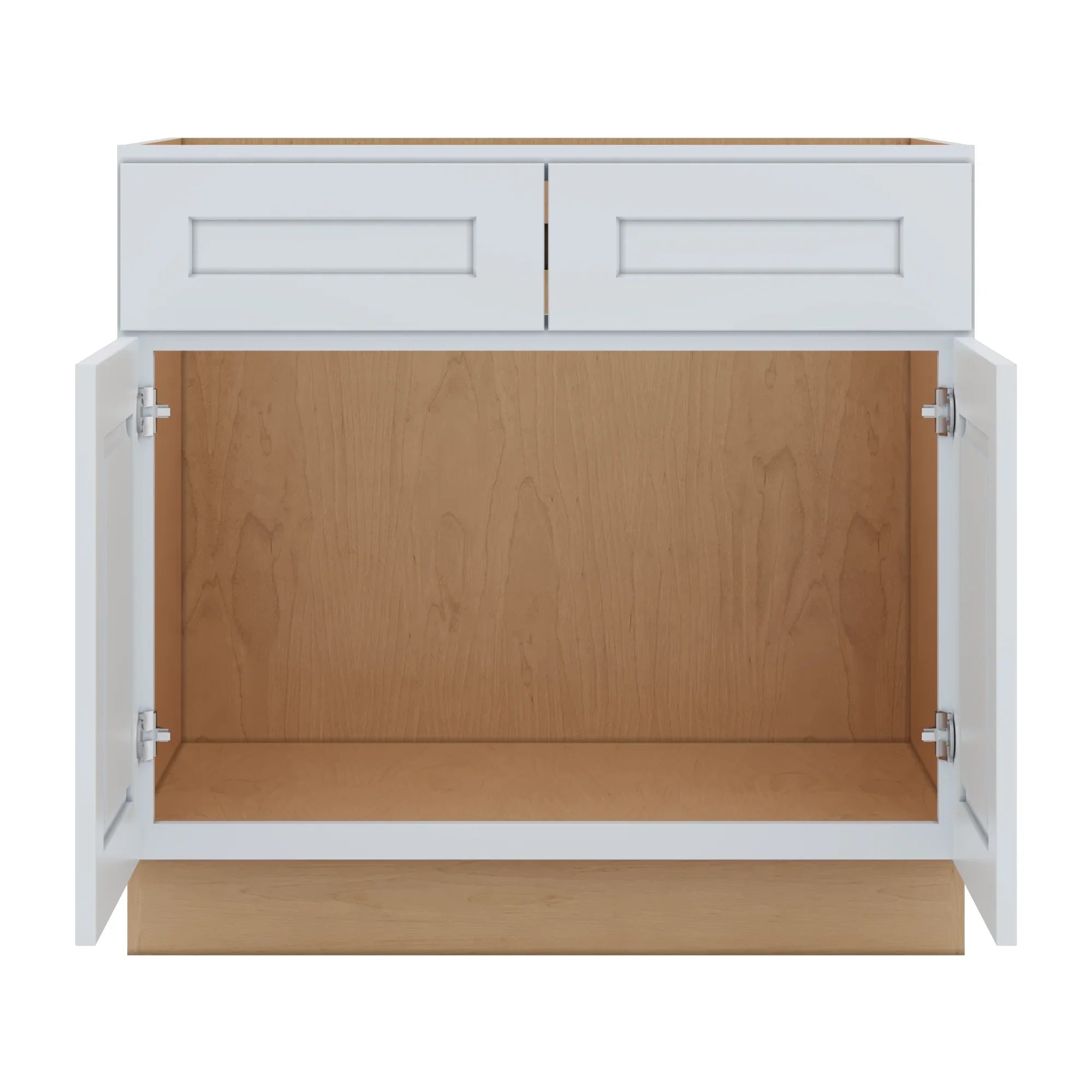 J&K White Shaker S8 Sink Base   36" W