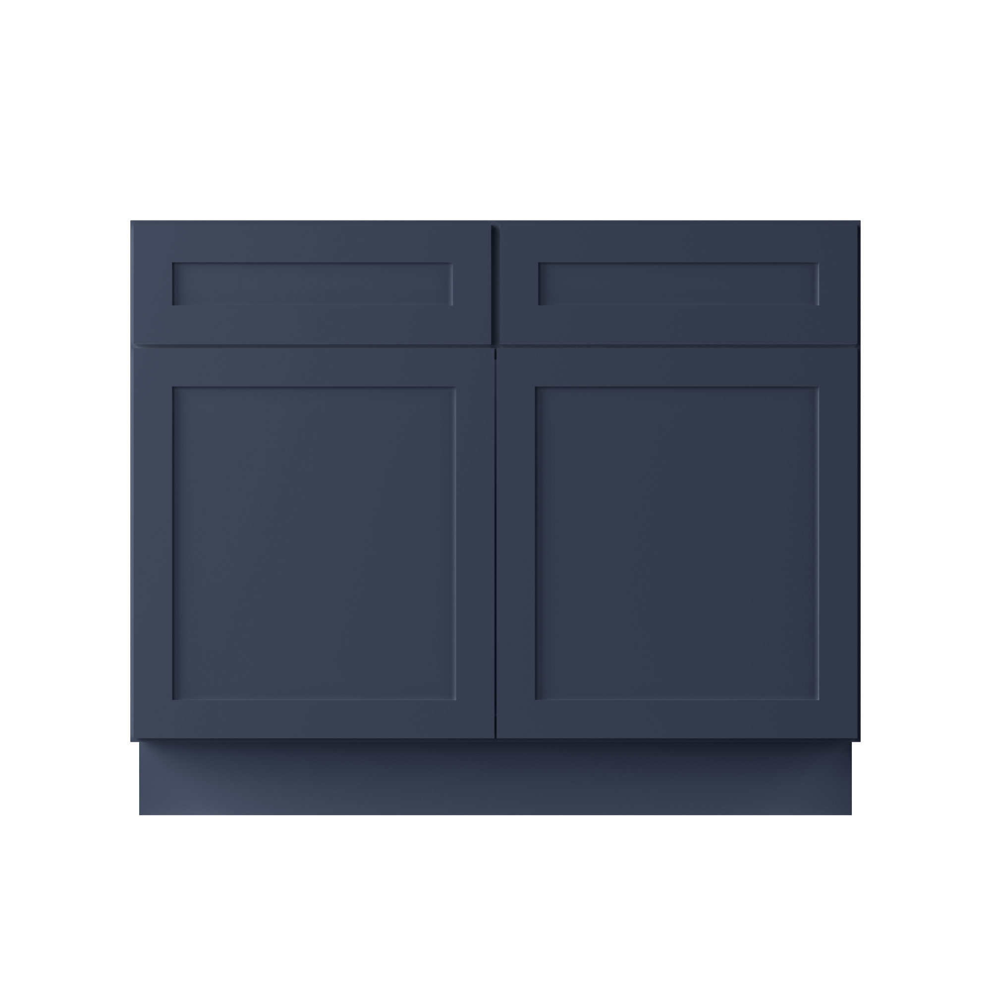 Sink Base Kitchen Cabinet SB42 Danbury Blue LessCare 42 in. width 34.5 in. height 24 in. depth