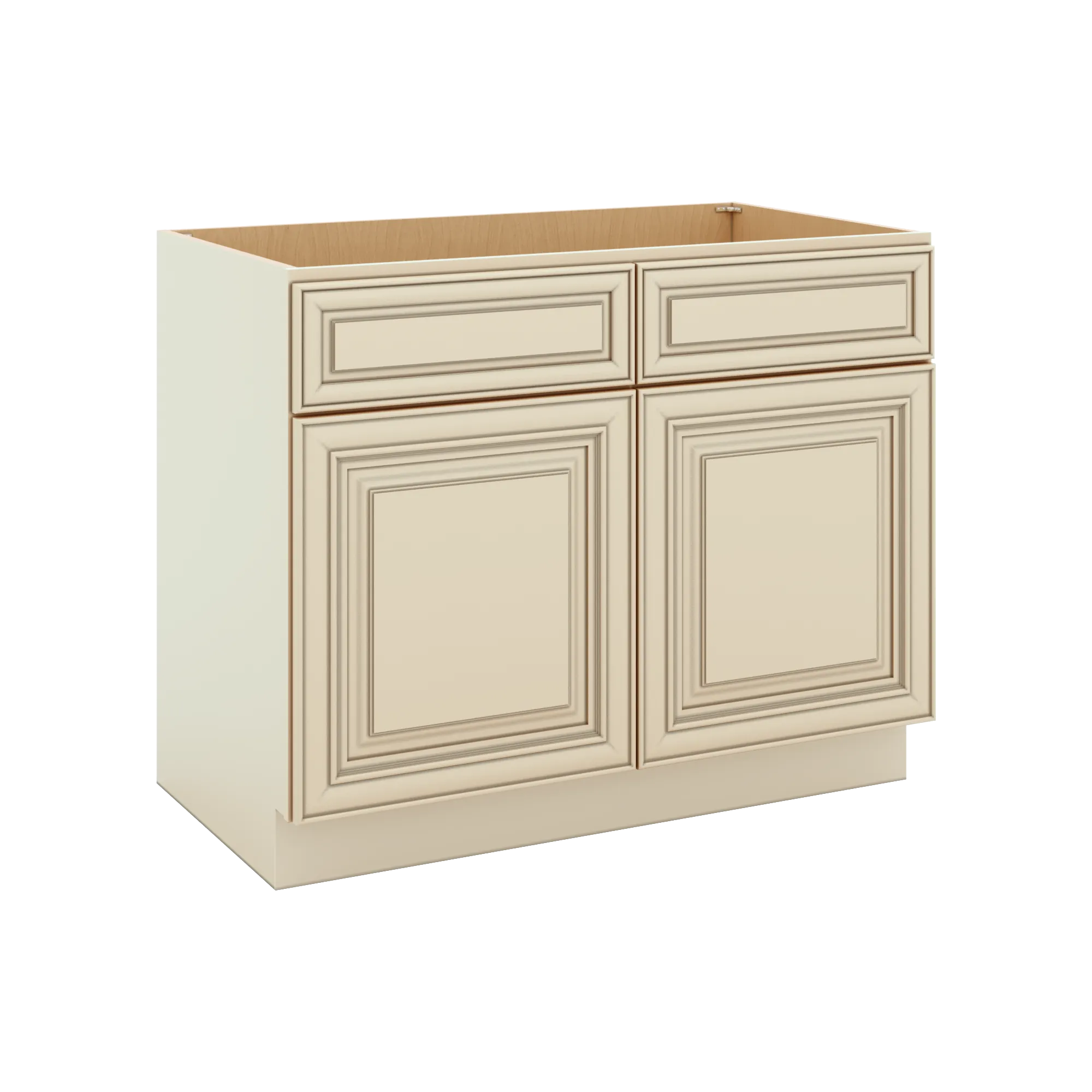 J&K Creme Glazed A7 Sink Base - 42" W