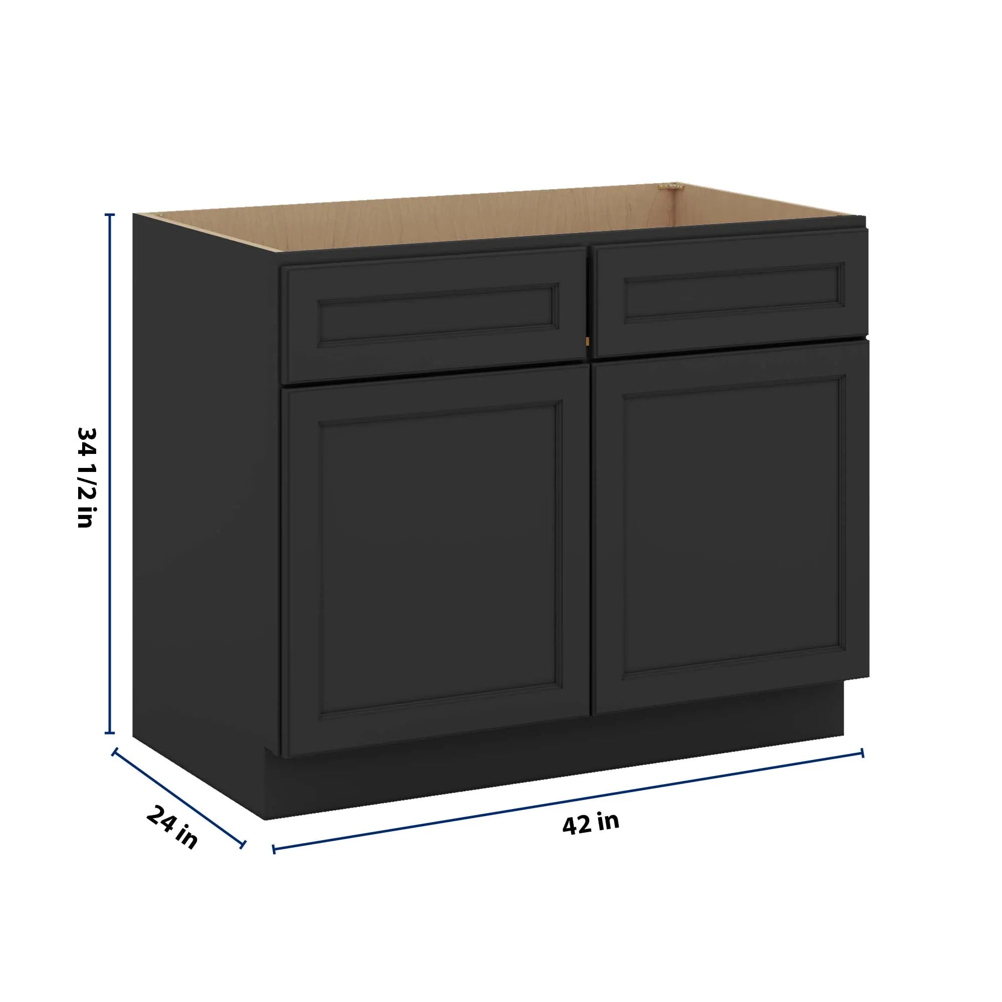 J&K Charcoal E2 Sink Base - 42" W