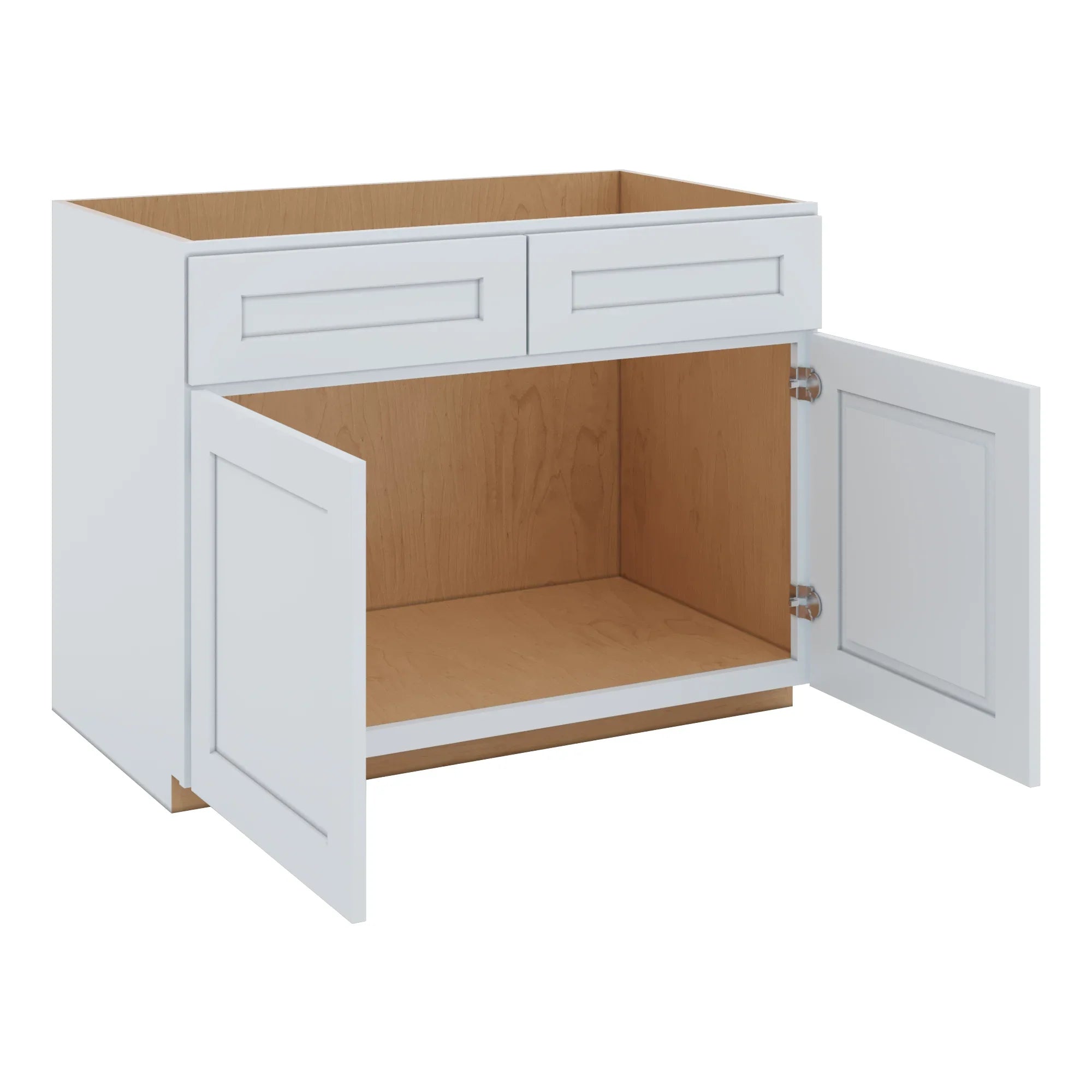 J&K White Shaker S8 Sink Base   42" W