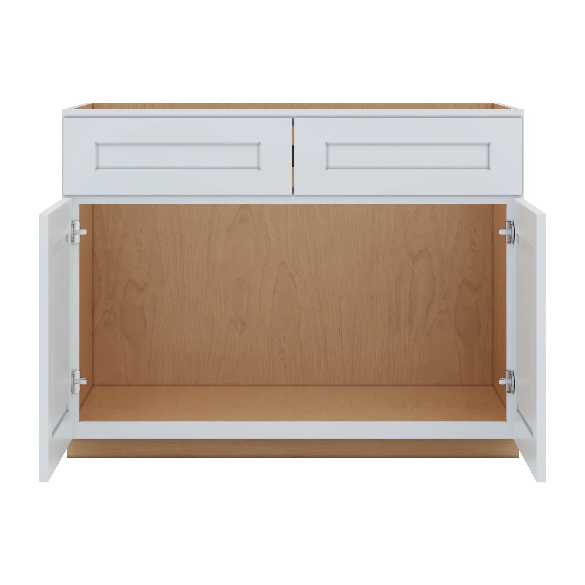 J&K White Shaker S8 Sink Base   42" W