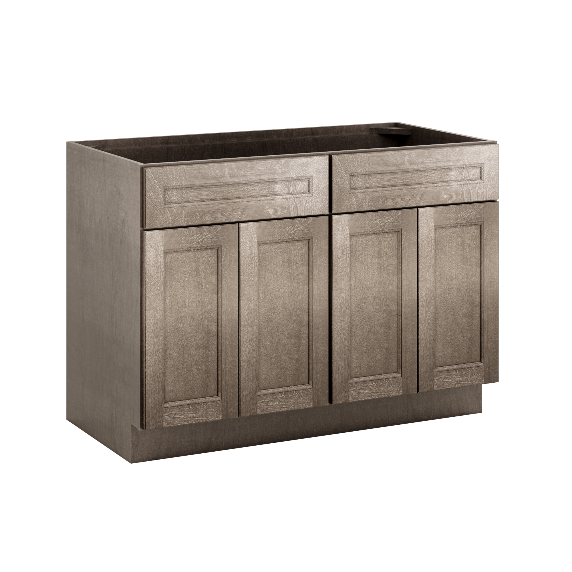 Sink Base Kitchen Cabinet SB48 Milan Slate 48 in. width 34.5 in. height 24 in. depth