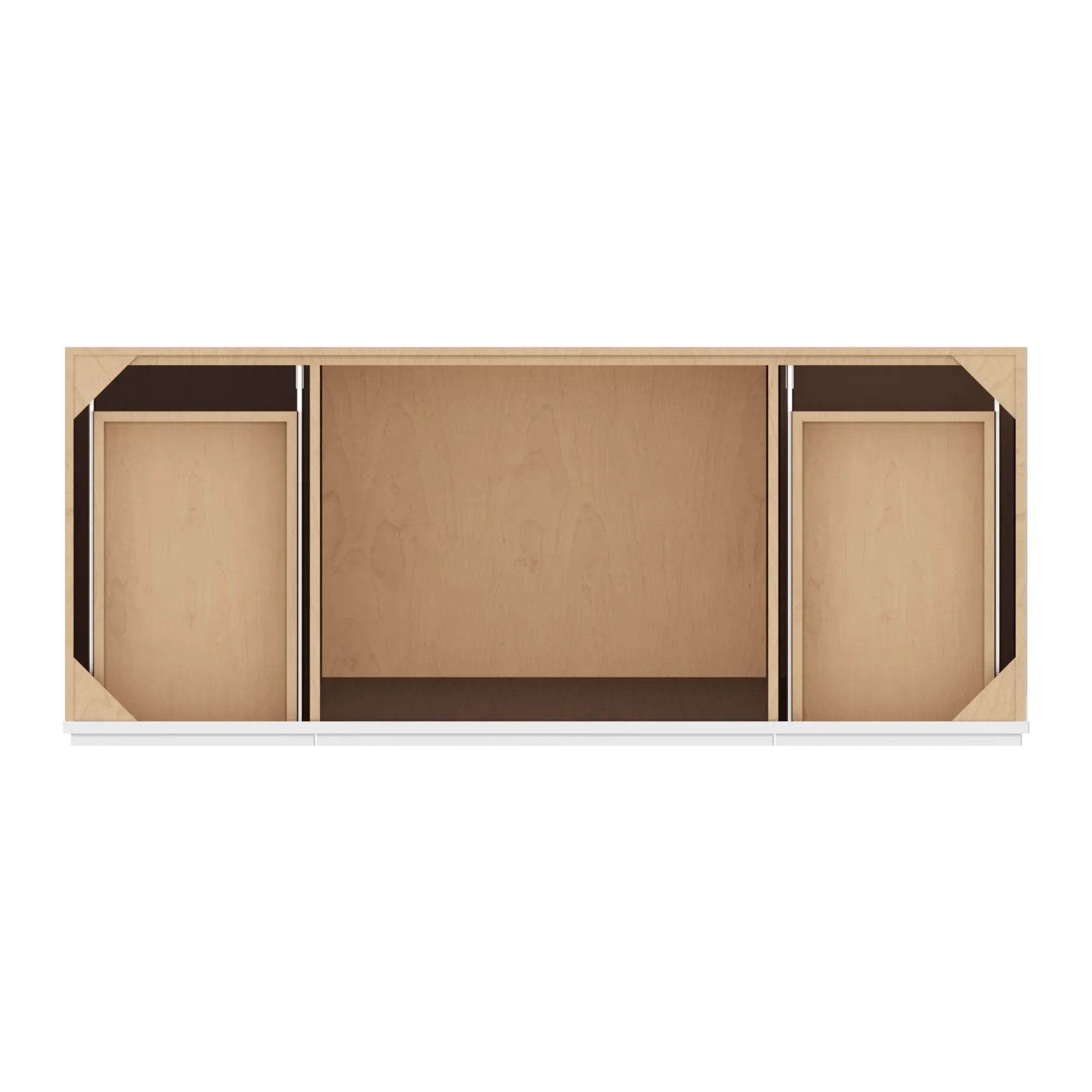 cnc luxor 5 piece white 60 w combination sink base cabinet