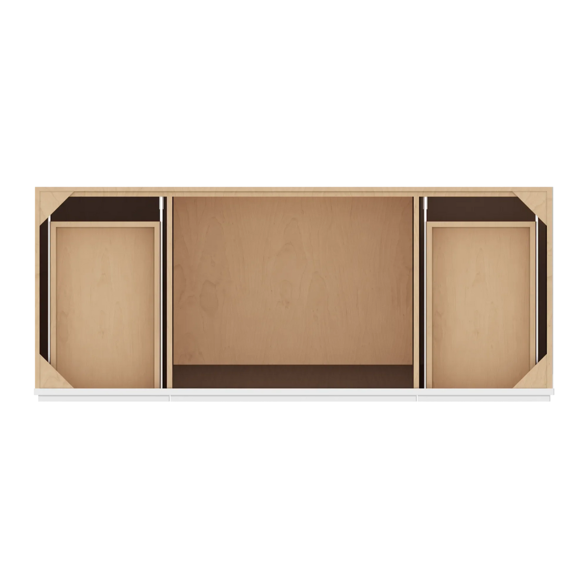 cnc luxor white 60 w combination sink base cabinet