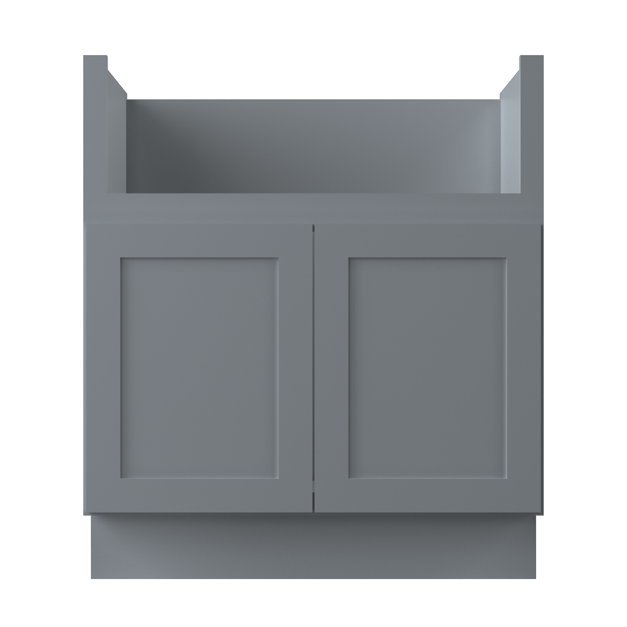 Farmhouse Sink Base Cabinet SBF30Colonial Gray LessCare 30 in. width