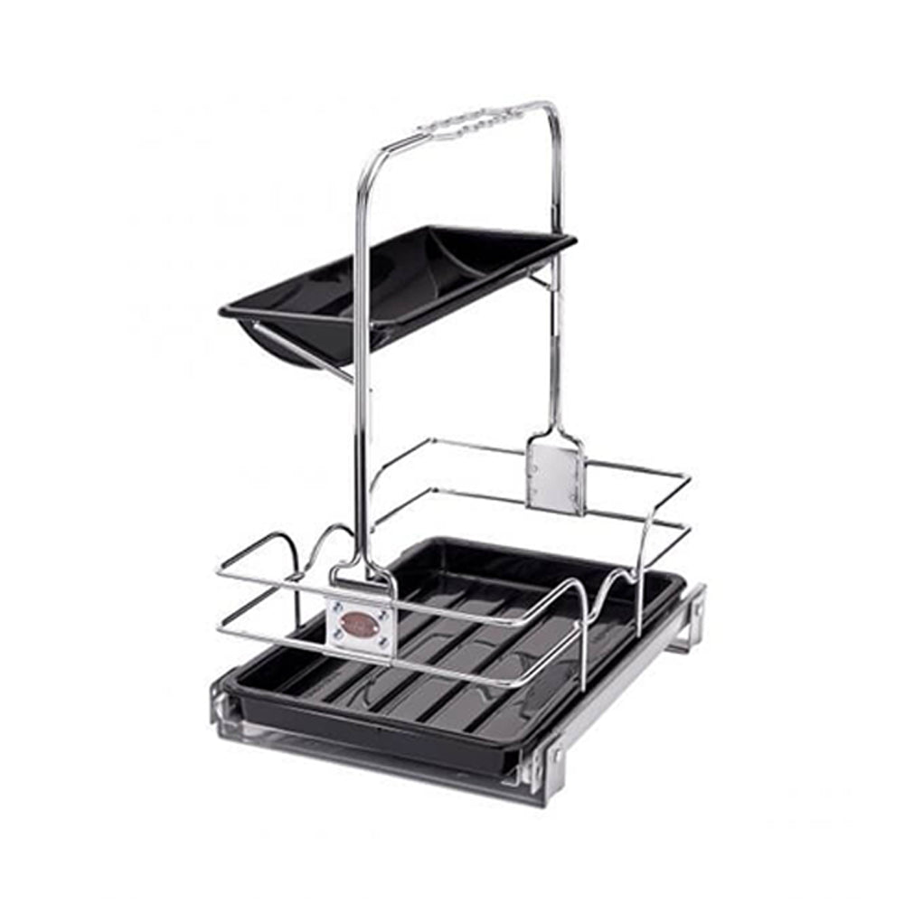 Wolf Classic Hanover Grey Stain Sink Base - Removable Caddy Kit