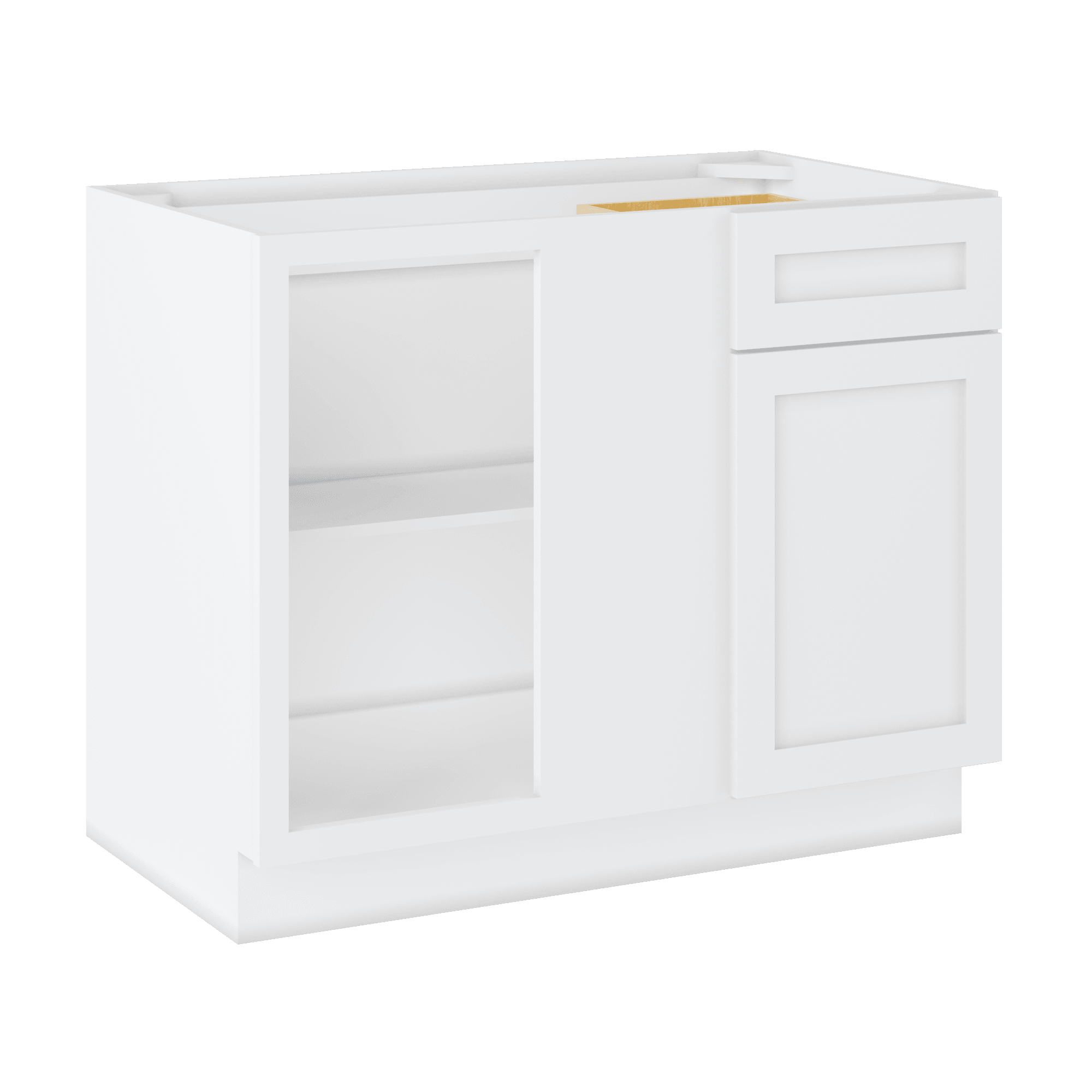 Blind Corner Base Kitchen Cabinet SCB42 Alpina White LessCare 42 in. width 34.5 in. height 24 in. depth