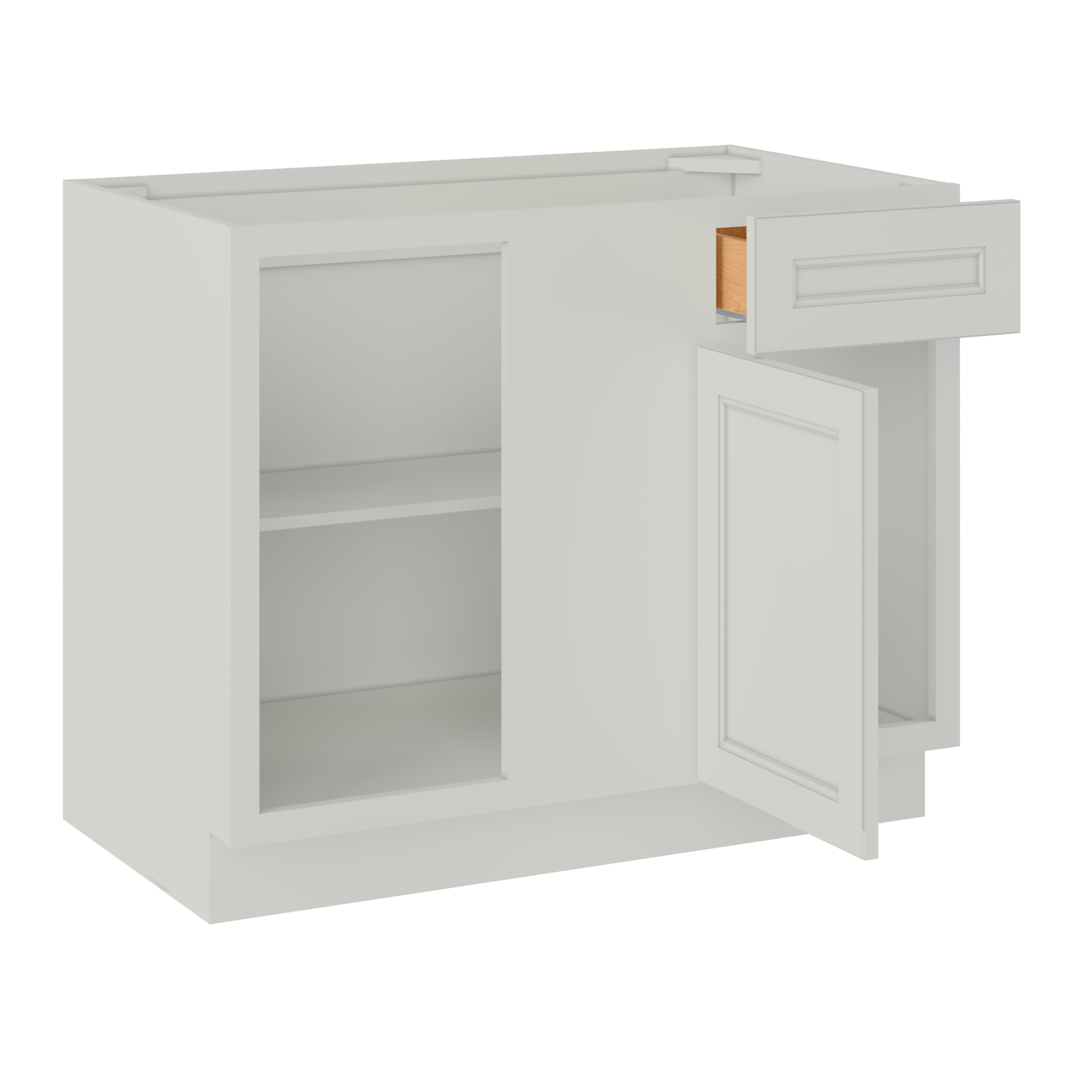 Blind Corner Base Kitchen Cabinet SCB42 Milan Pearl 42 in. width 34.5 in. height 24 in. depth