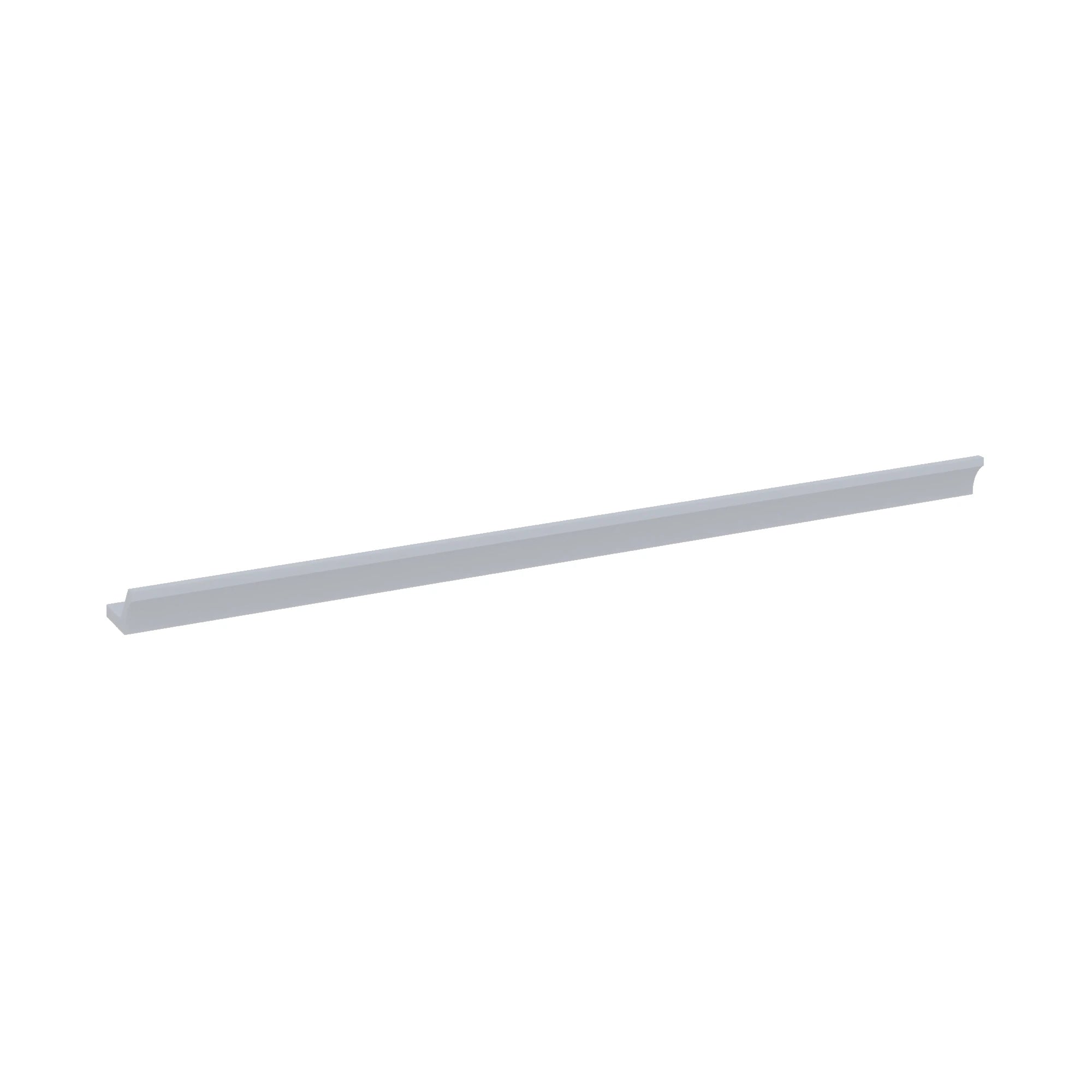 Modernform Cabinet Grey Shaker 96" W X 2 1/4" H X 3 3/4" D Shaker Crown Molding