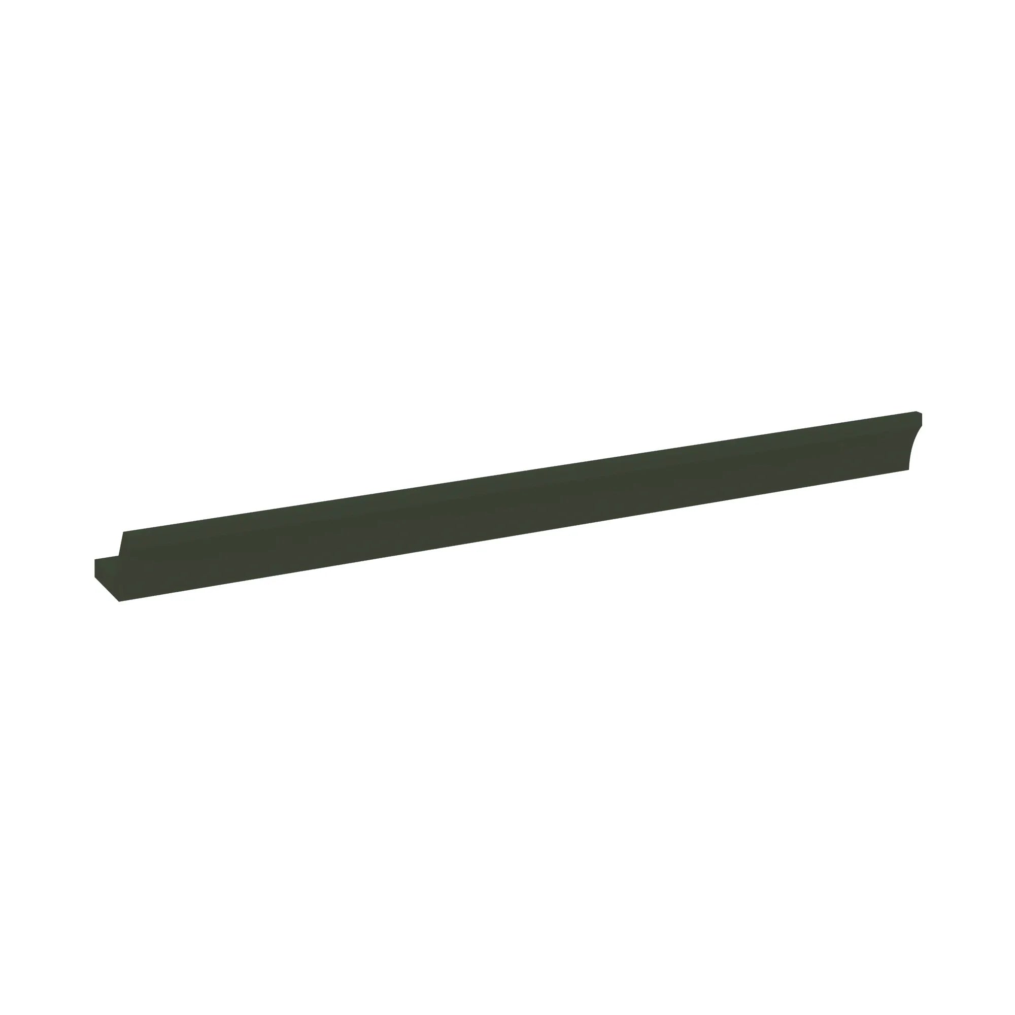 Modernform Cabinet Slim Sage Green 96" W X 3 5/8" H X 5 3/4" D Shaker Crown Molding w/Heel