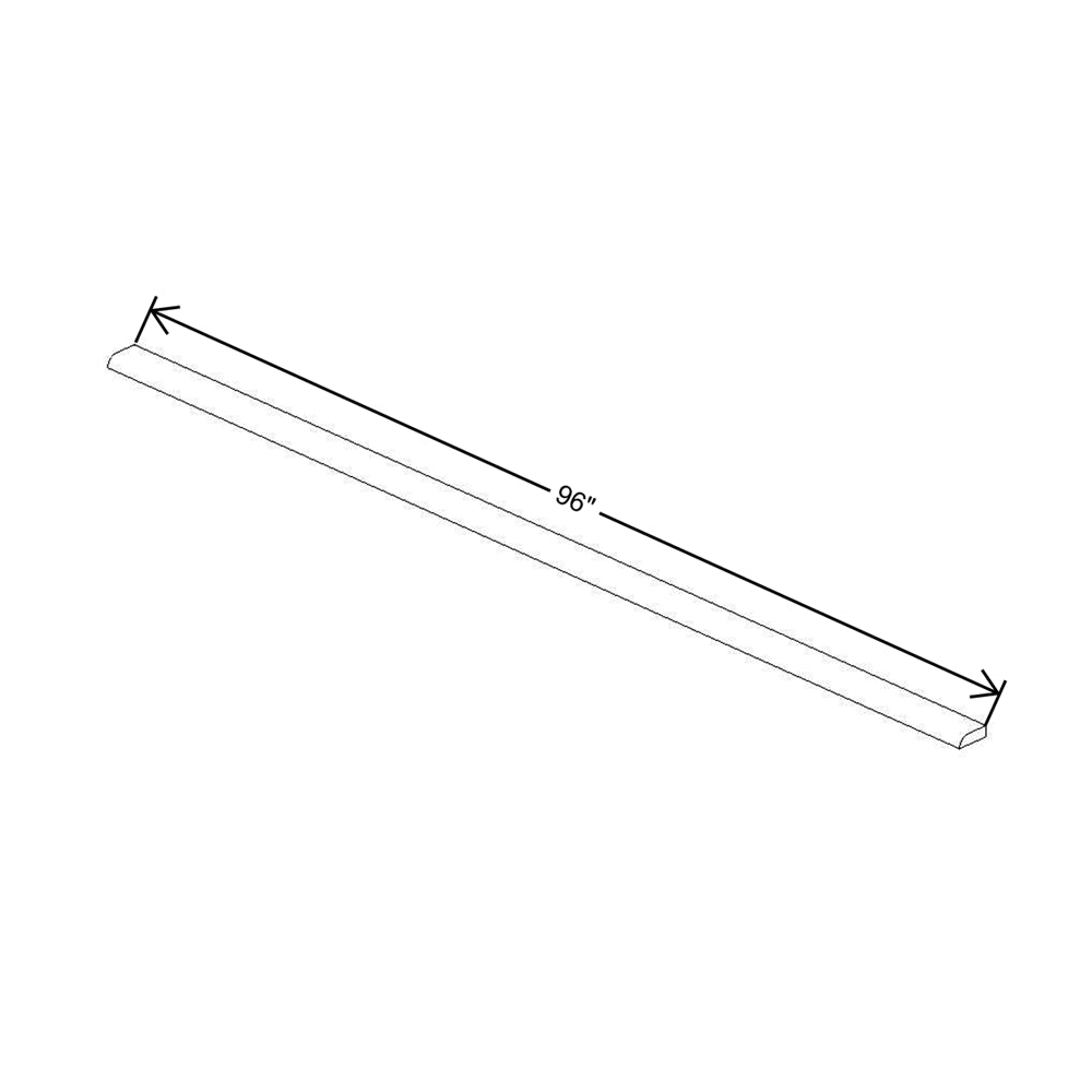 CNC Classic Milano Ash 96"W X 1/4" H Scribe Molding