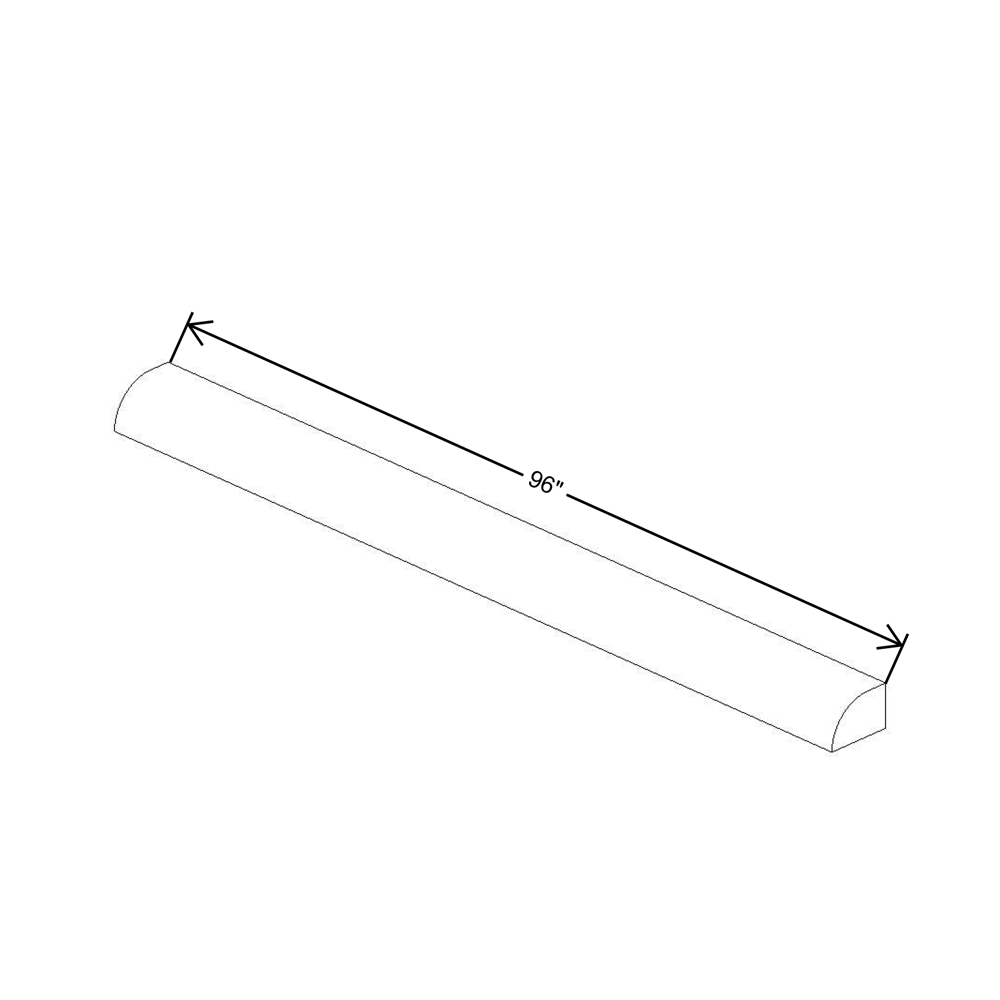 Fabuwood Value Premium Hallmark Frost 09"W X 30"H
 Scribe Molding {Value line only}