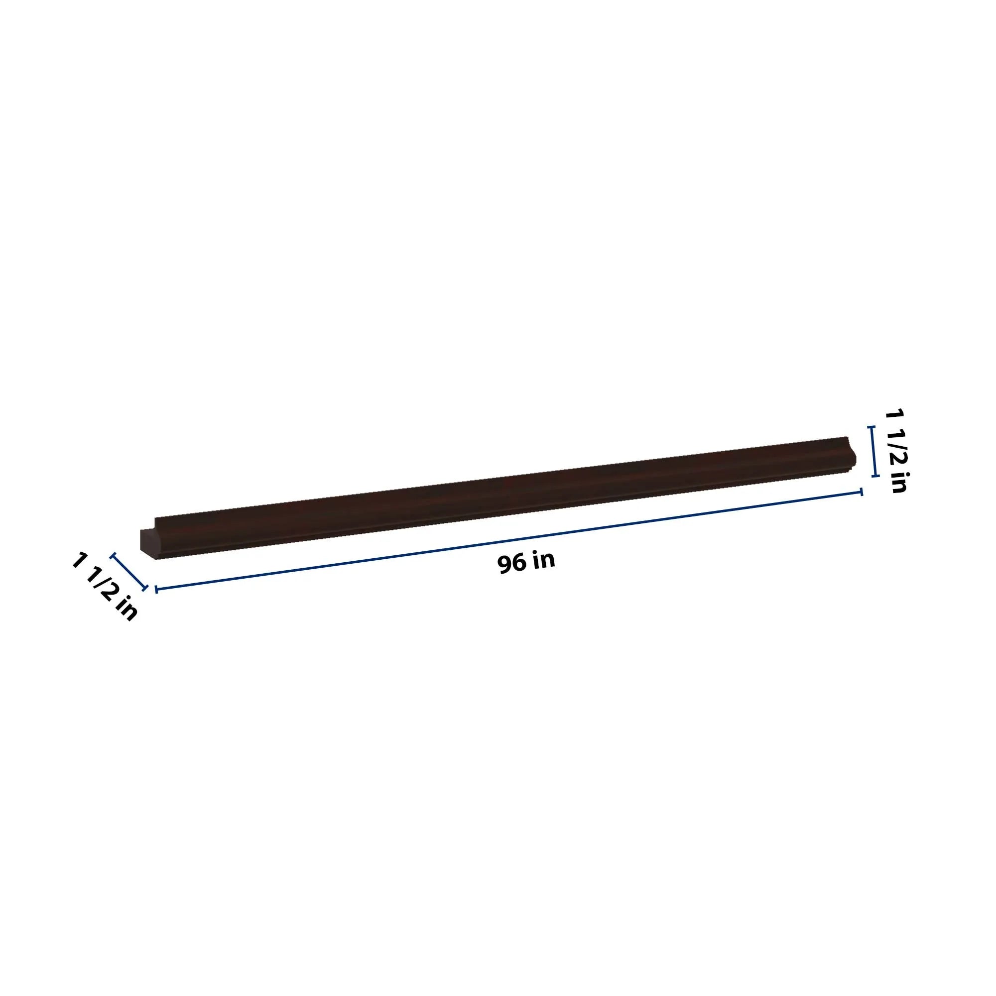 J&K Java Coffee S1 96" W Light Rail Molding