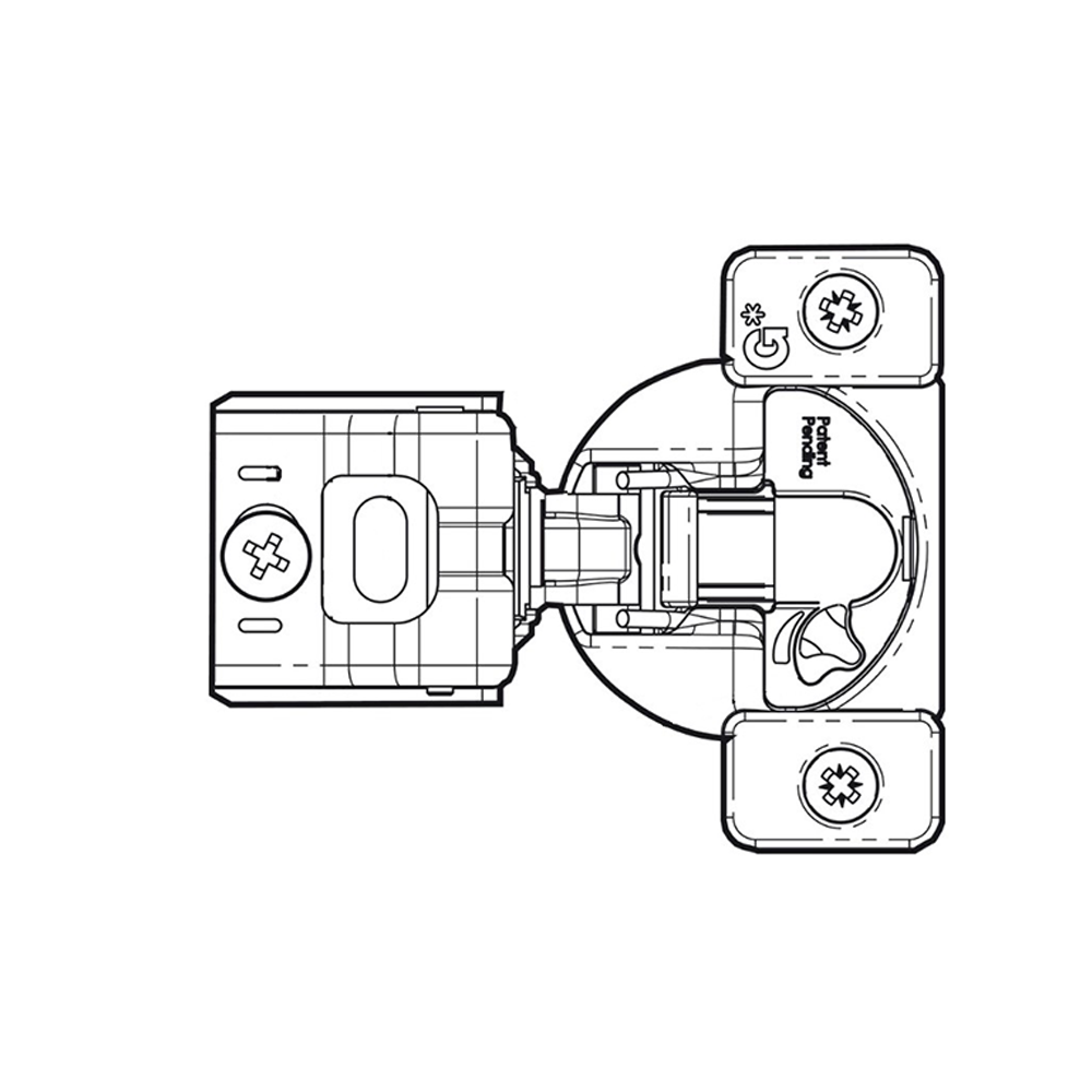 Wolf Classic Dartmouth 5-Piece Grey Stain Soft close hinge