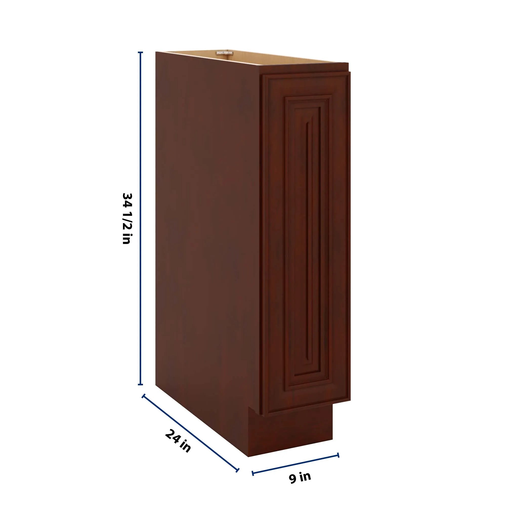 J&K Mahogany J5 Spice Pull-Out Base - 09" W