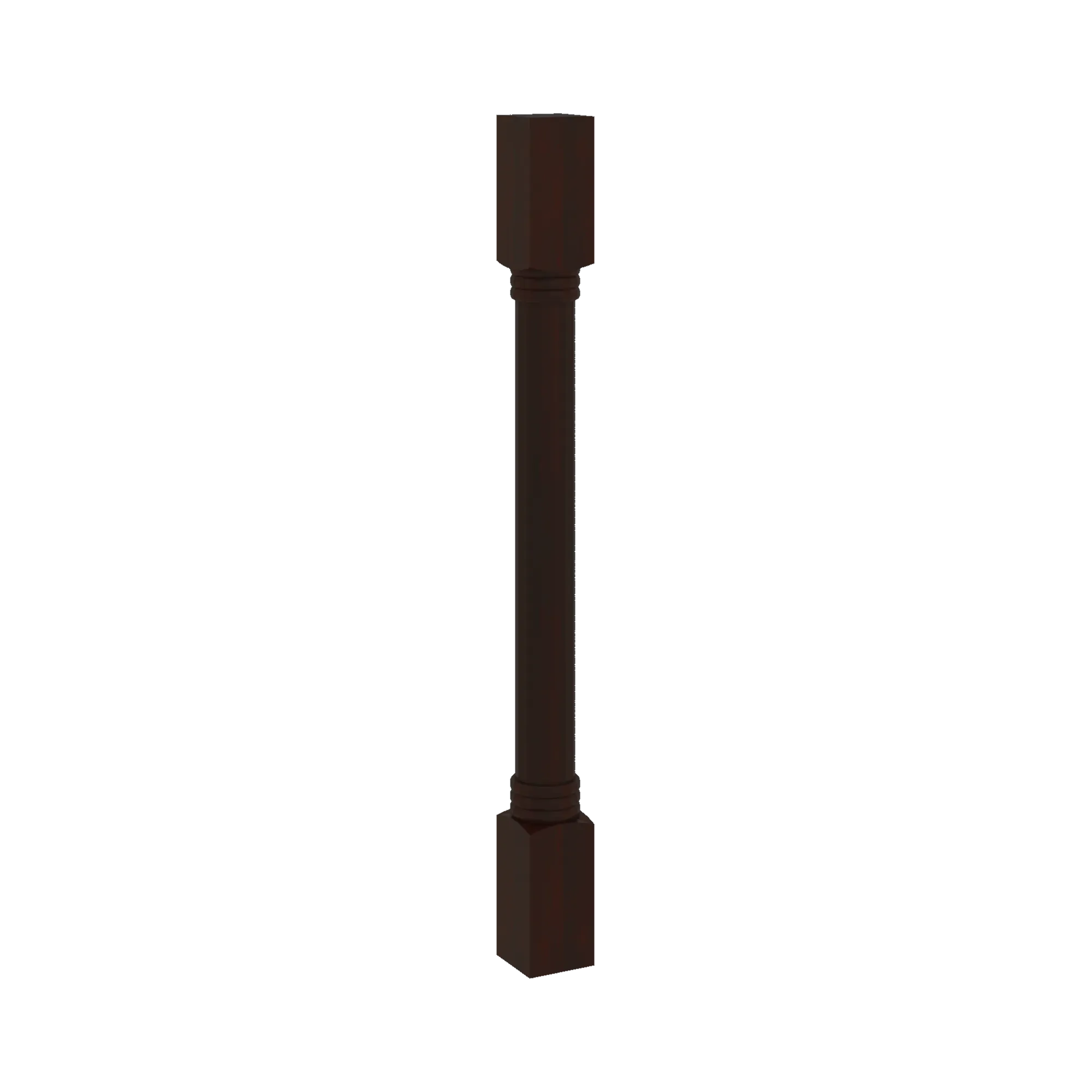 J&K Java Coffee S1 Full Turn Post 3"W x 34 1/2" H x 3" D