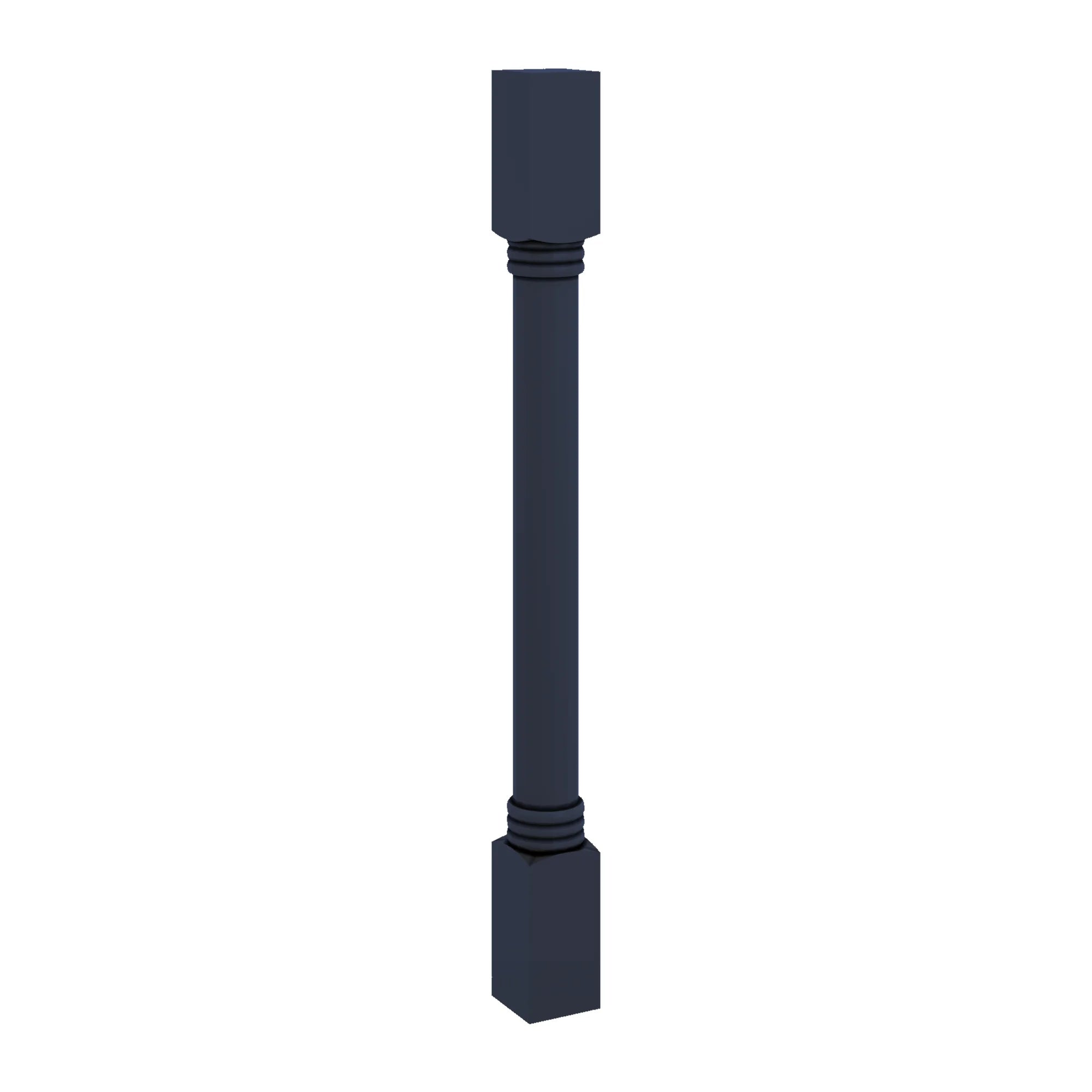J&K Naval B7 Full Turn Post 3"W x 34 1/2" H x 3" D