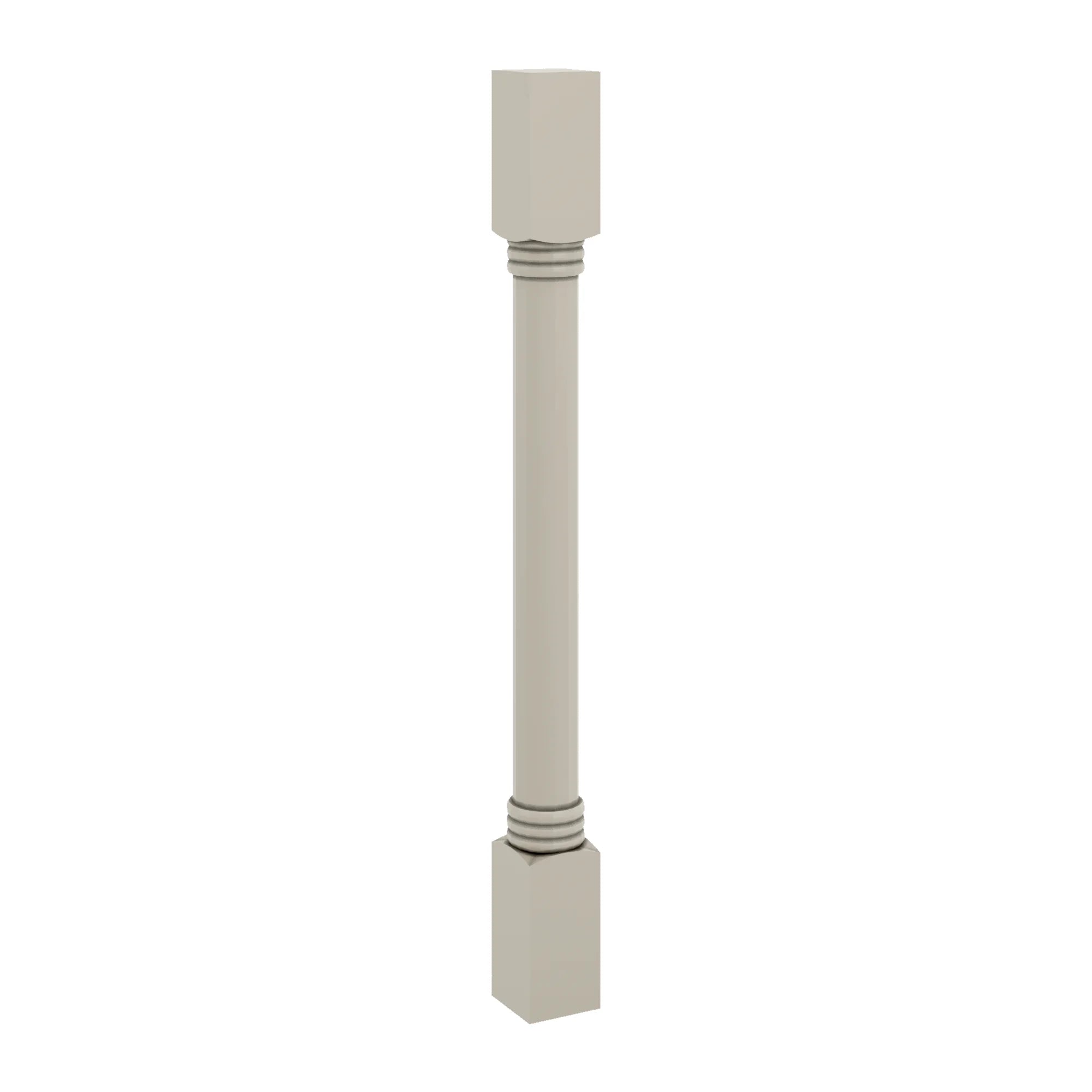 J&K Pebble B6 Full Turn Post 3"W x 34 1/2" H x 3" D