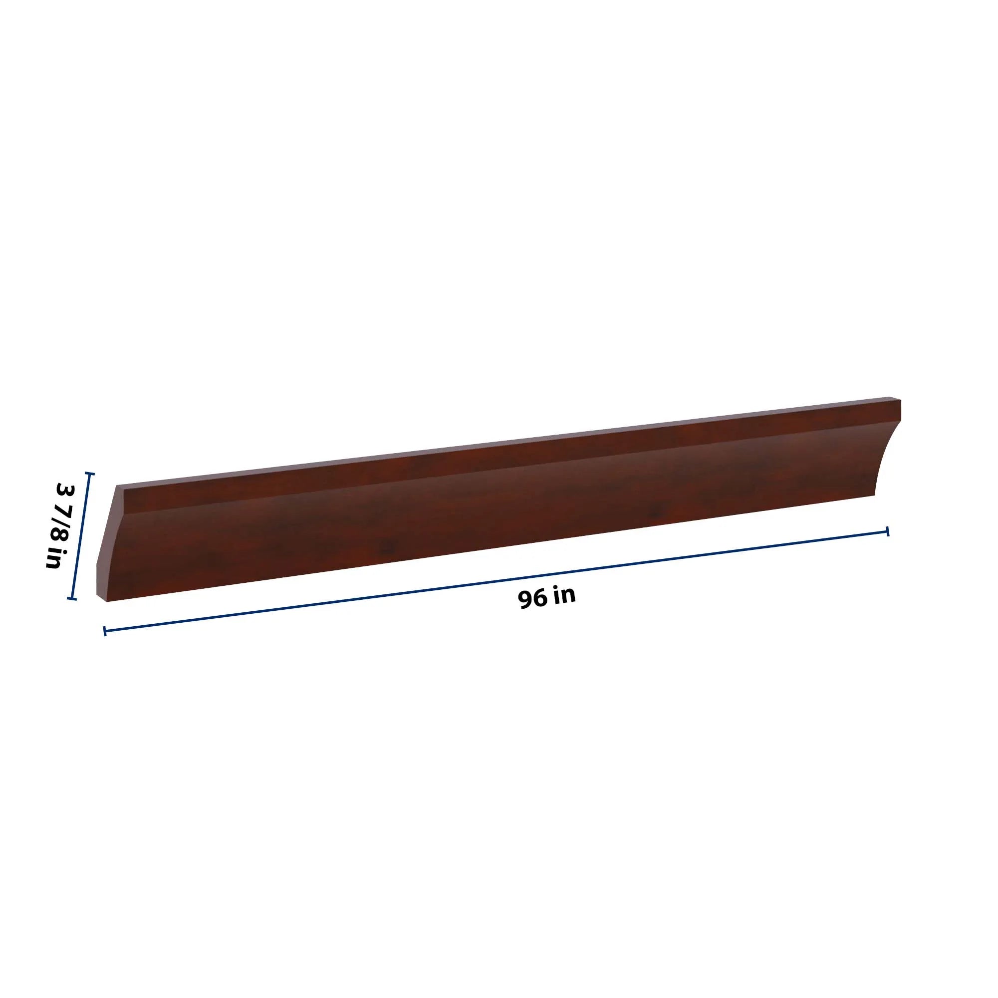 J&K Mahogany J5 96" W Large Cove Molding