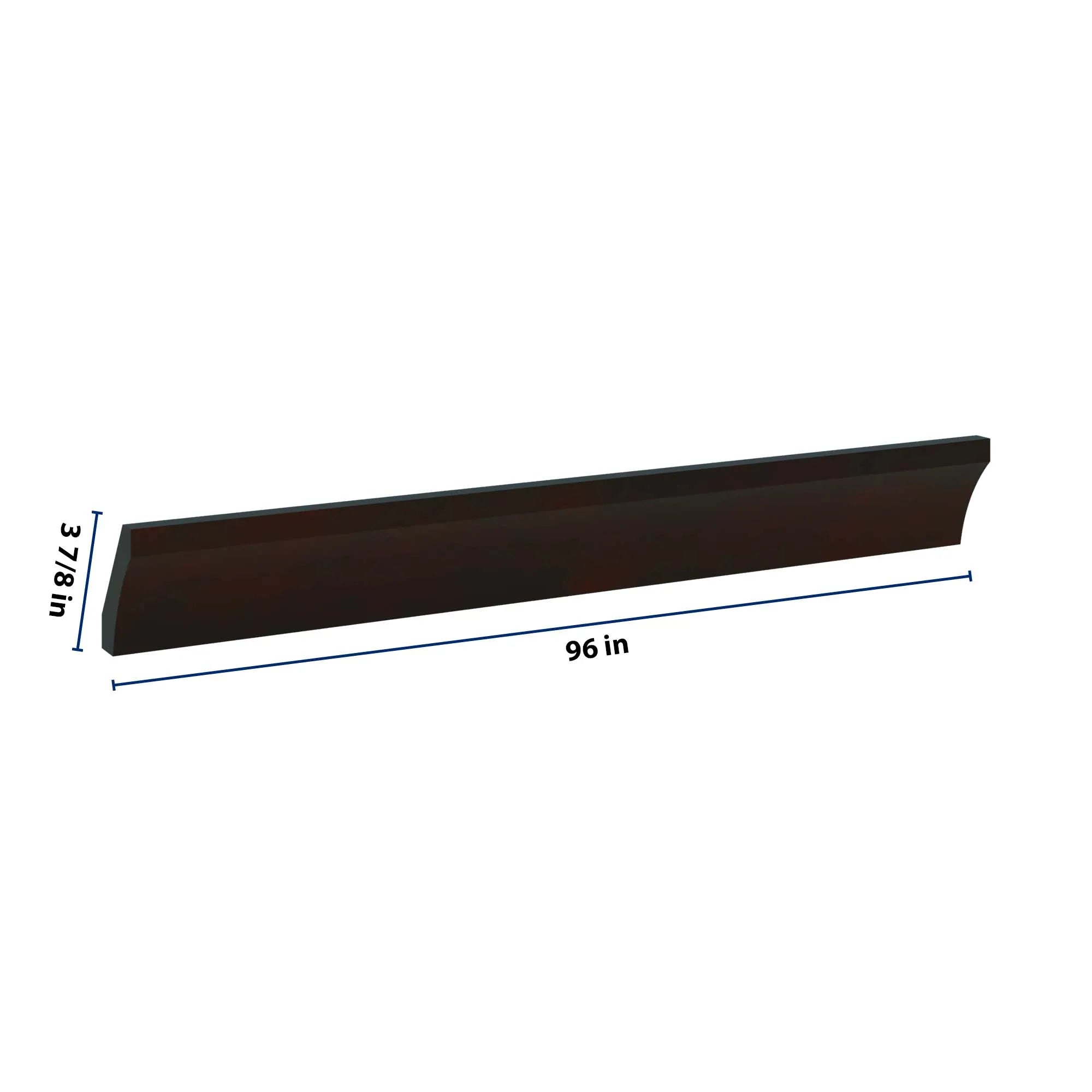 J&K Espresso K8 96" W Large Cove Molding