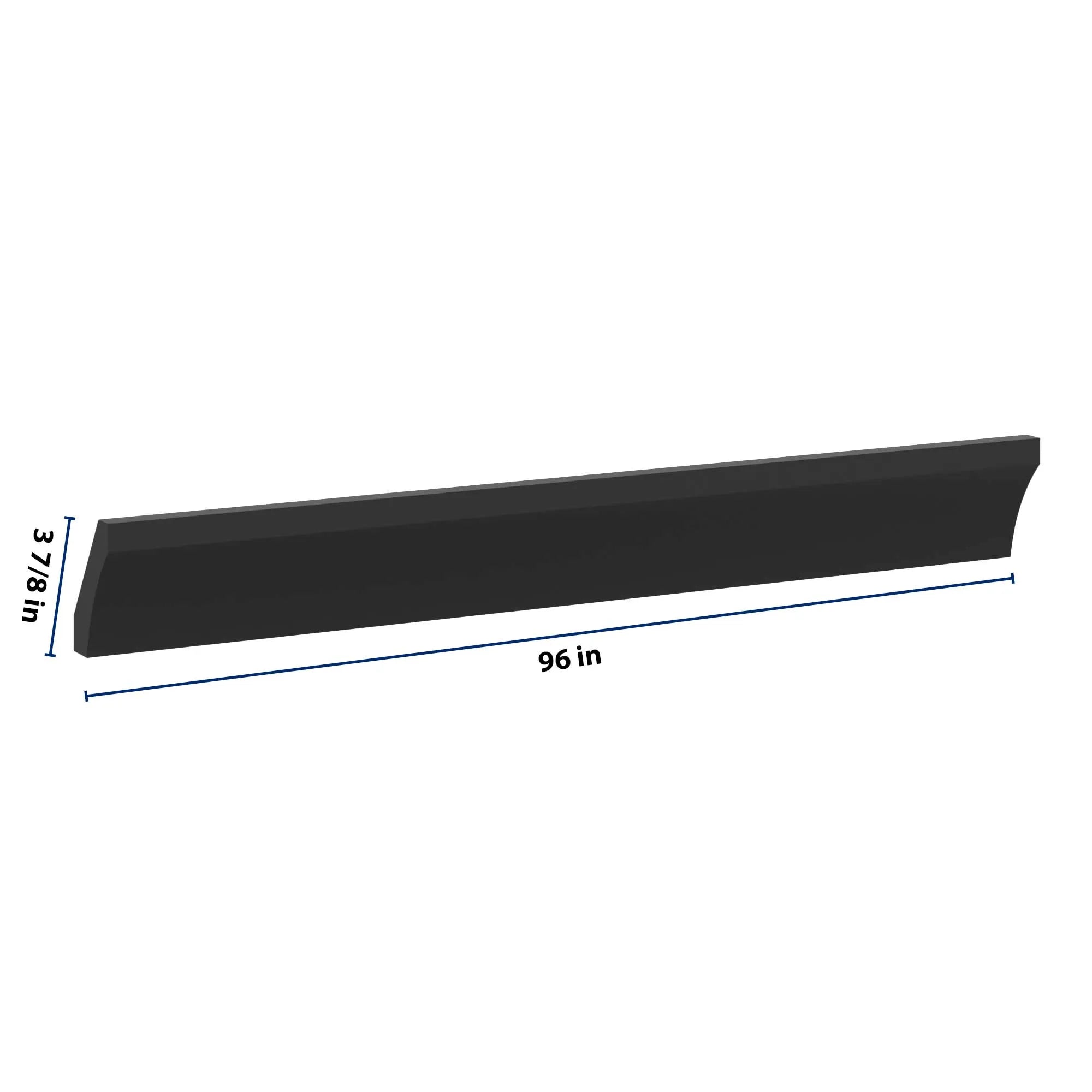 J&K Charcoal E2 96" W Large Cove Molding